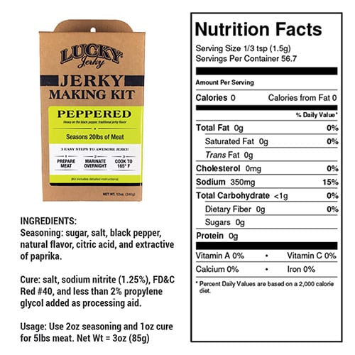 Black Pepper Jerky Making Kit | Pack of 6 | 12 oz | Nebraska Star Beef - Image 5
