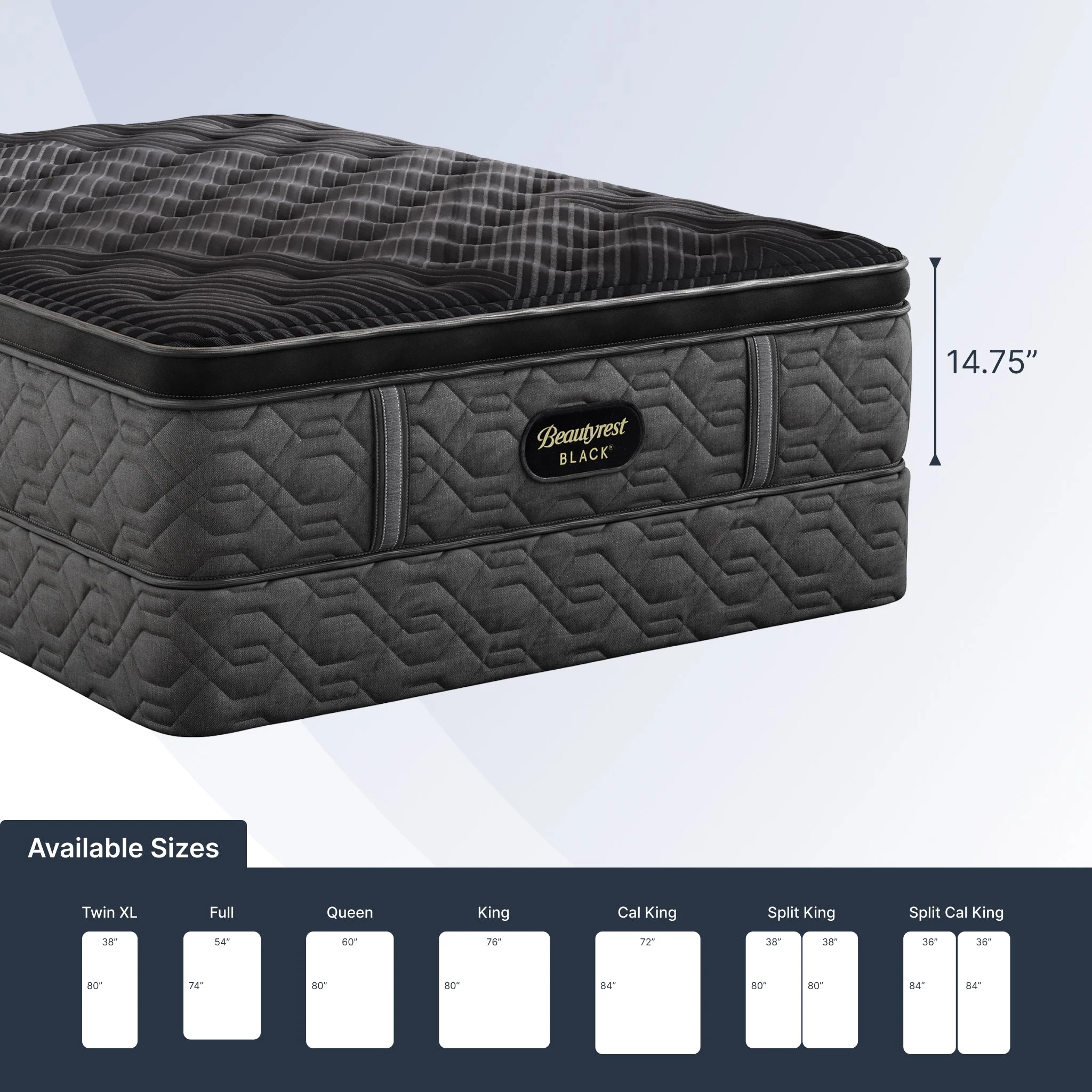 Black Series One Medium Pillow Top - Image 2
