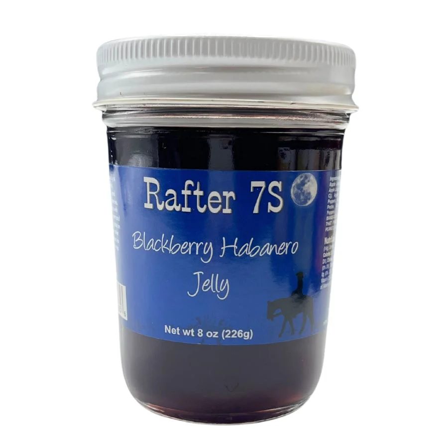 Blackberry Habanero Jelly | Pack of 2 | 8 oz | Rafter 7S - Image 2