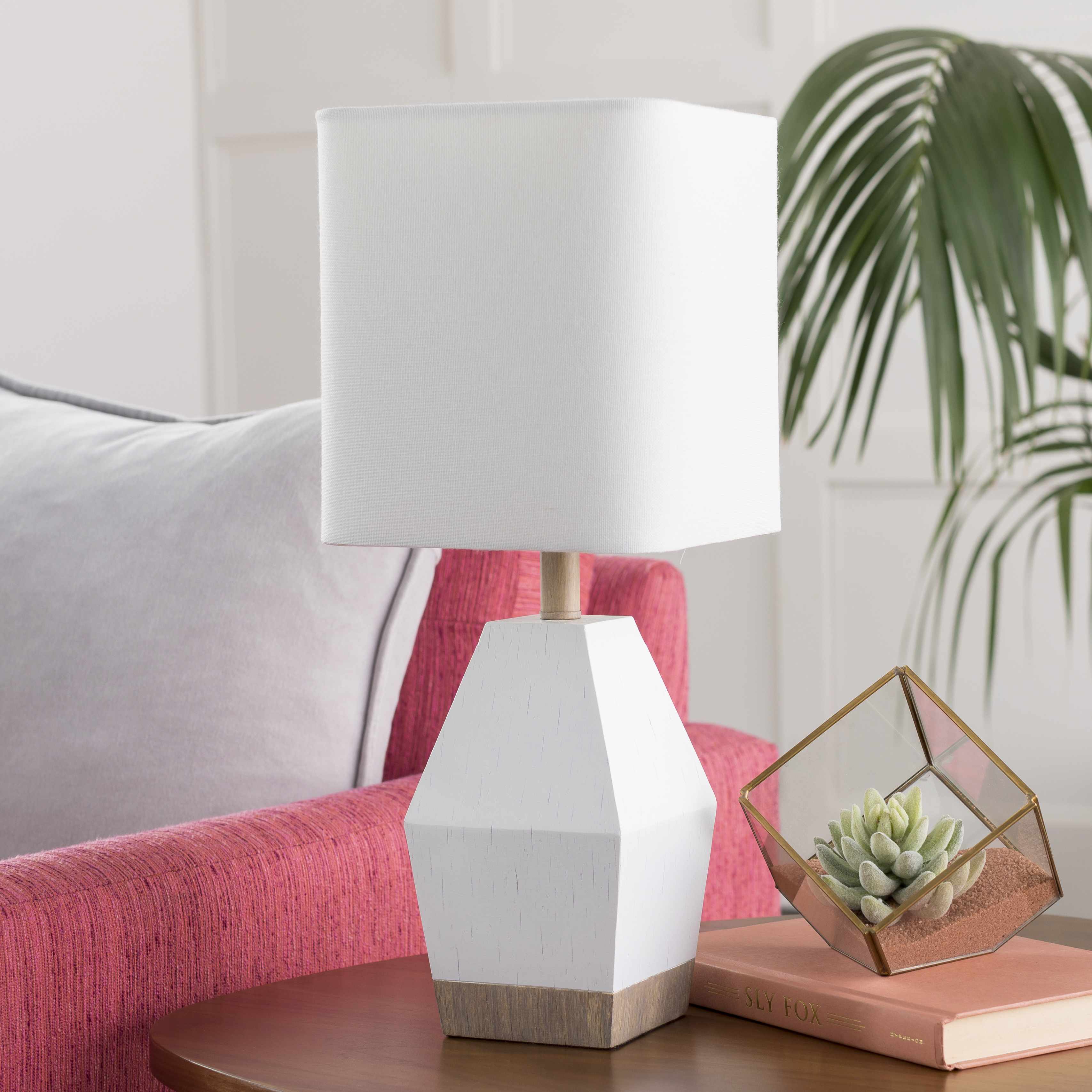 Blinsung White Contemporary Table Lamp - Image 2