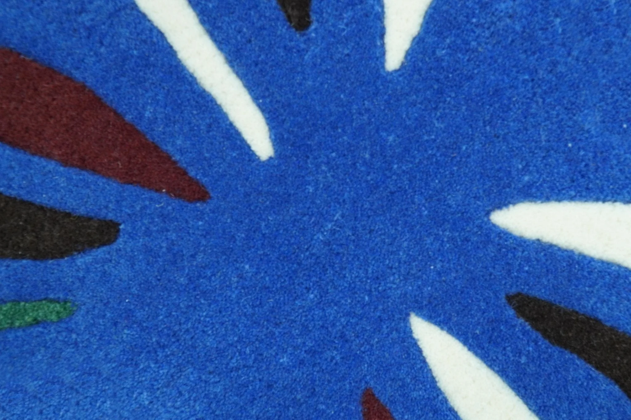 Blue Butterfly Hand Tufted 2x3 Wool Area Rug - Image 3
