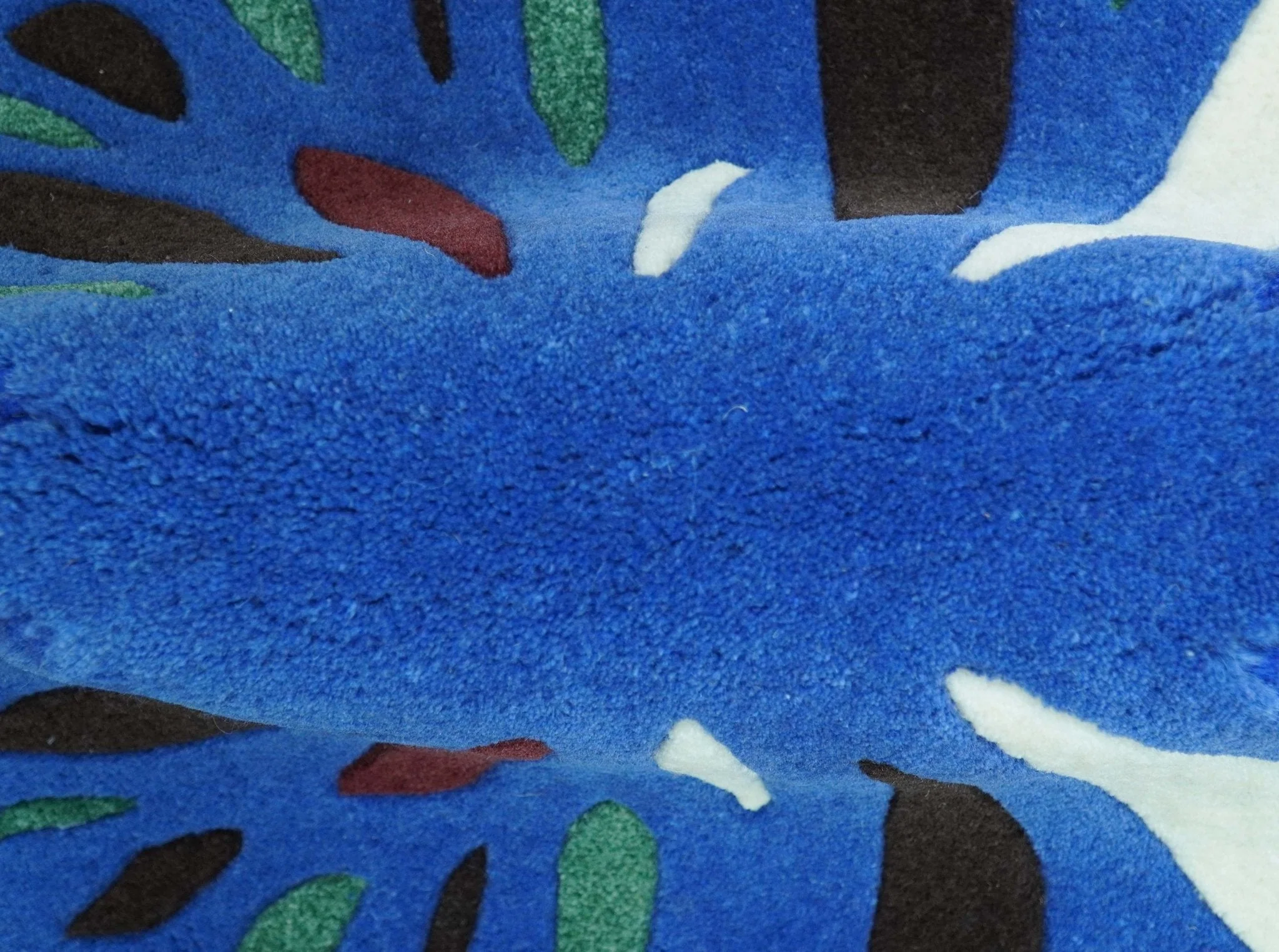 Blue Butterfly Hand Tufted 2x3 Wool Area Rug - Image 5