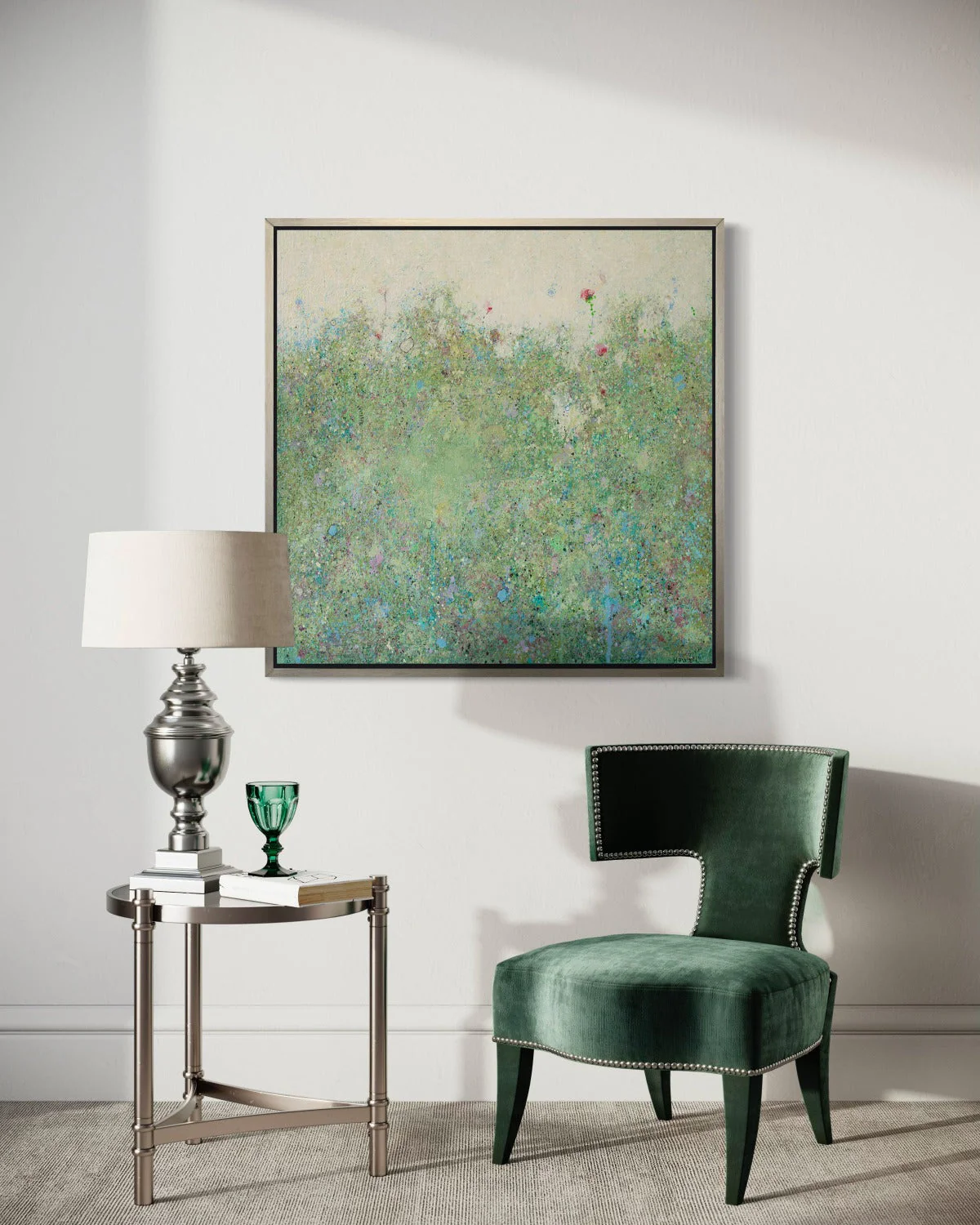 Blue Dot - Open Edition Canvas Print - Image 2