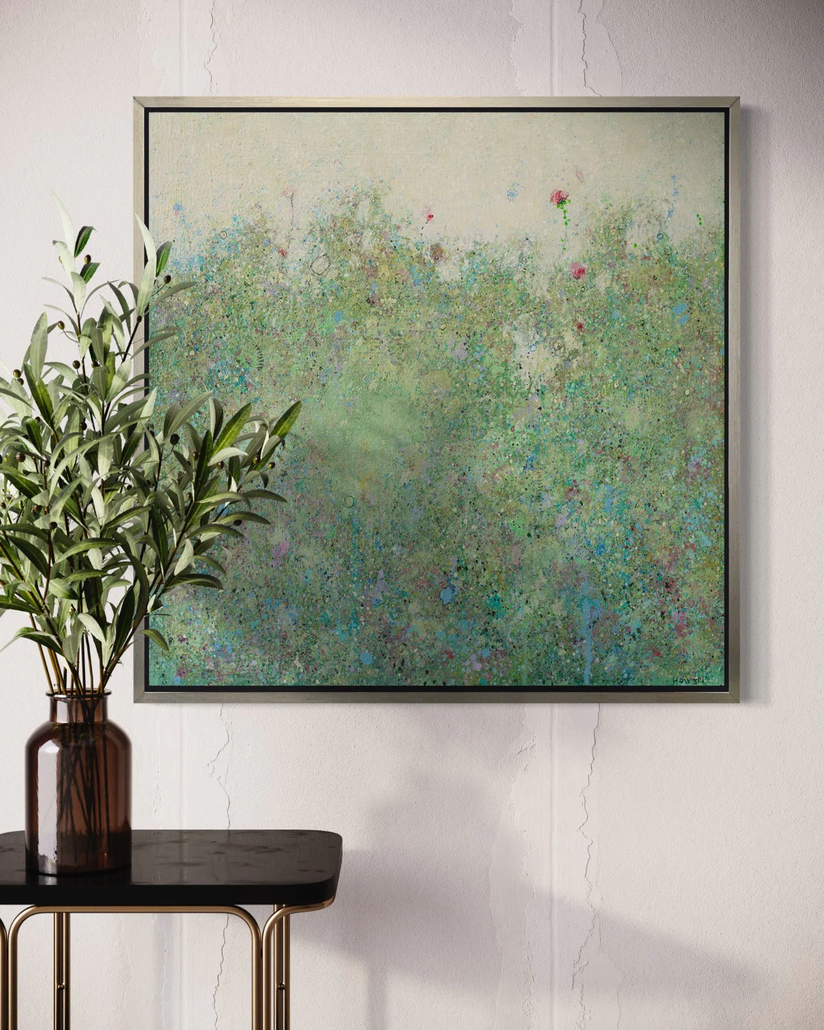 Blue Dot - Open Edition Canvas Print - Image 4
