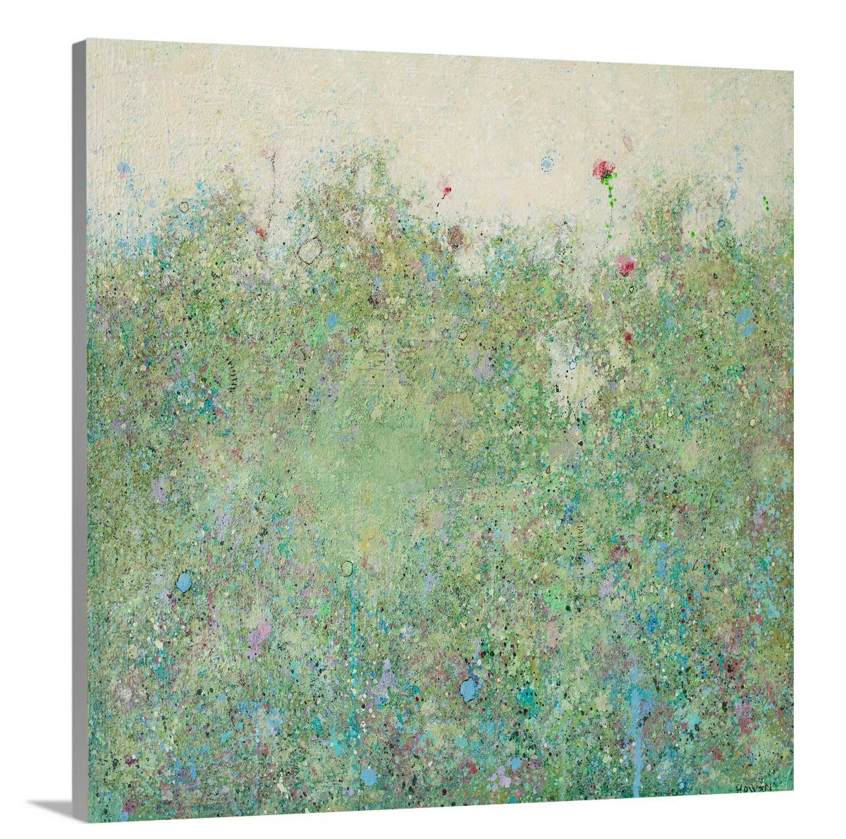 Blue Dot - Open Edition Canvas Print - Image 8
