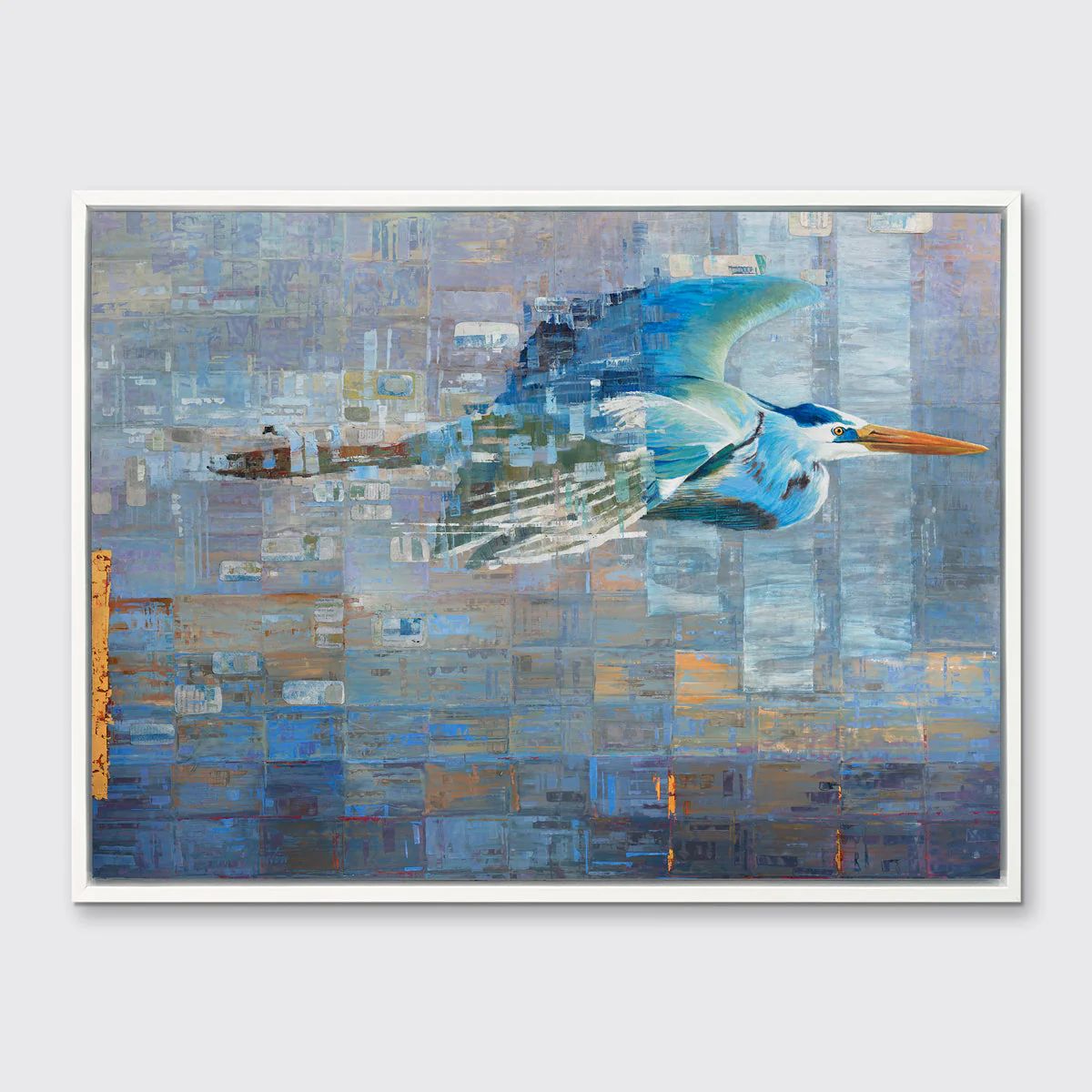 Blue Heron in Flight - Limited Edition Canvas Print - Image 4