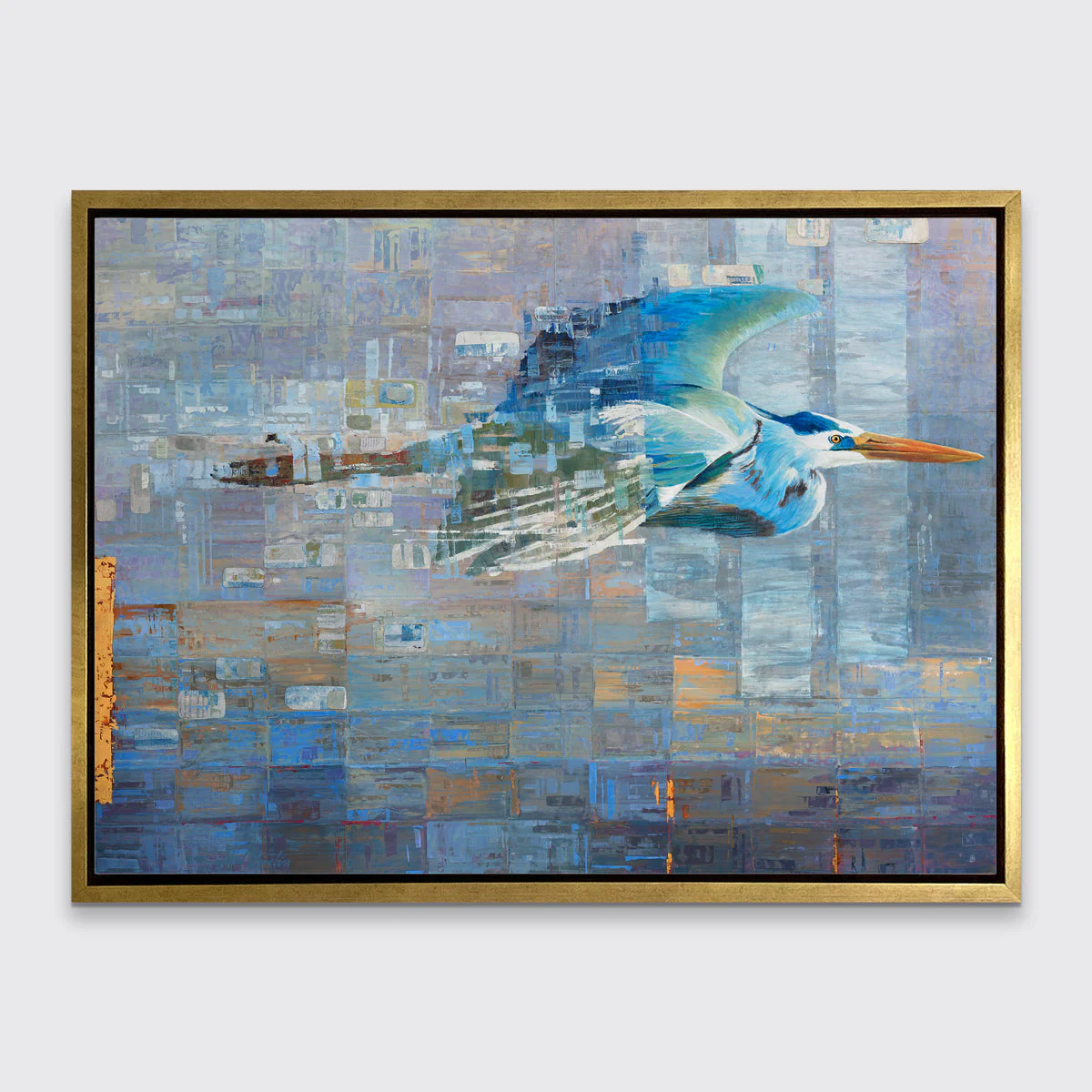 Blue Heron in Flight - Limited Edition Canvas Print - Image 5