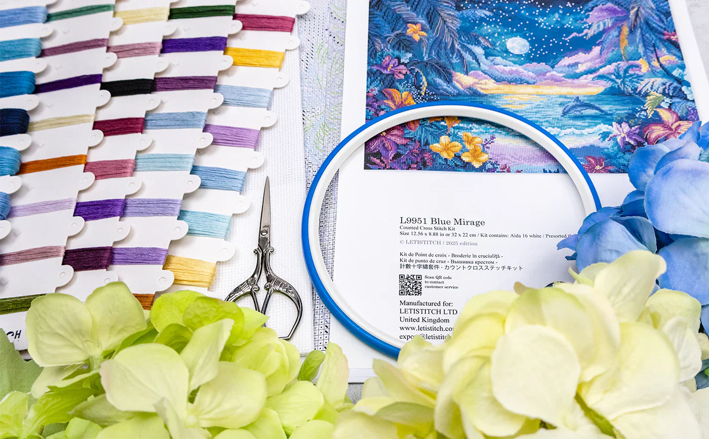 Blue Mirage L9951 Counted Cross Stitch Kit - Image 2