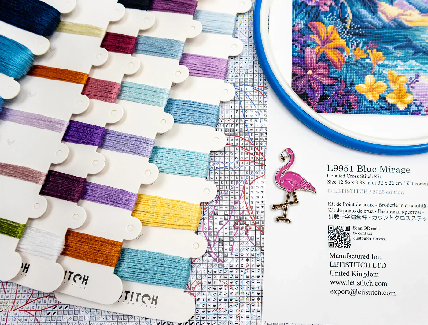 Blue Mirage L9951 Counted Cross Stitch Kit - Image 6