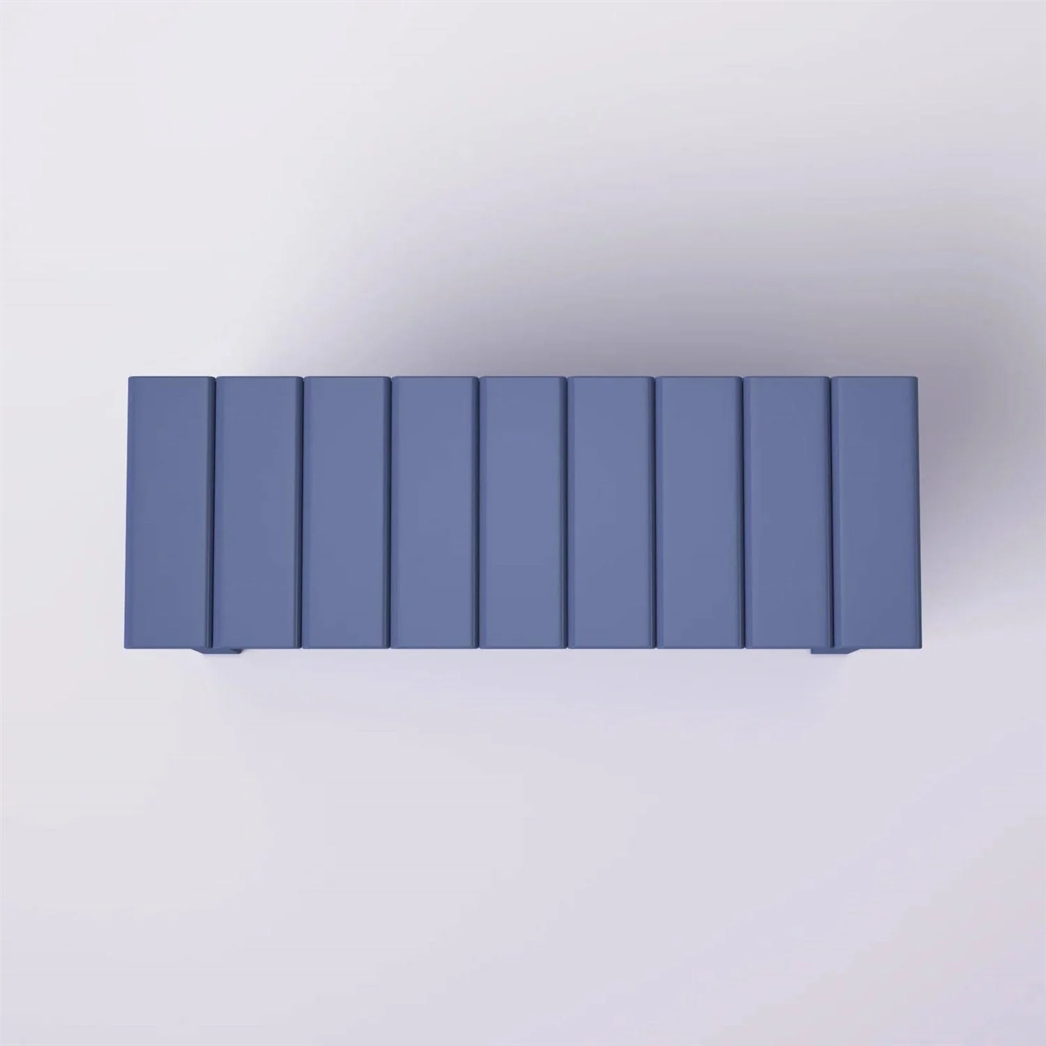Blue Wood 2-Shelf Shoe Rack Storage Bench - 150 lbs. Weight Capacity - Image 4
