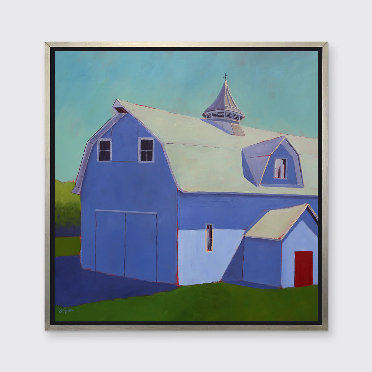 Blueberry Barn - Open Edition Canvas Print