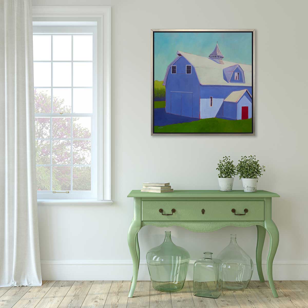 Blueberry Barn - Open Edition Canvas Print - Image 2