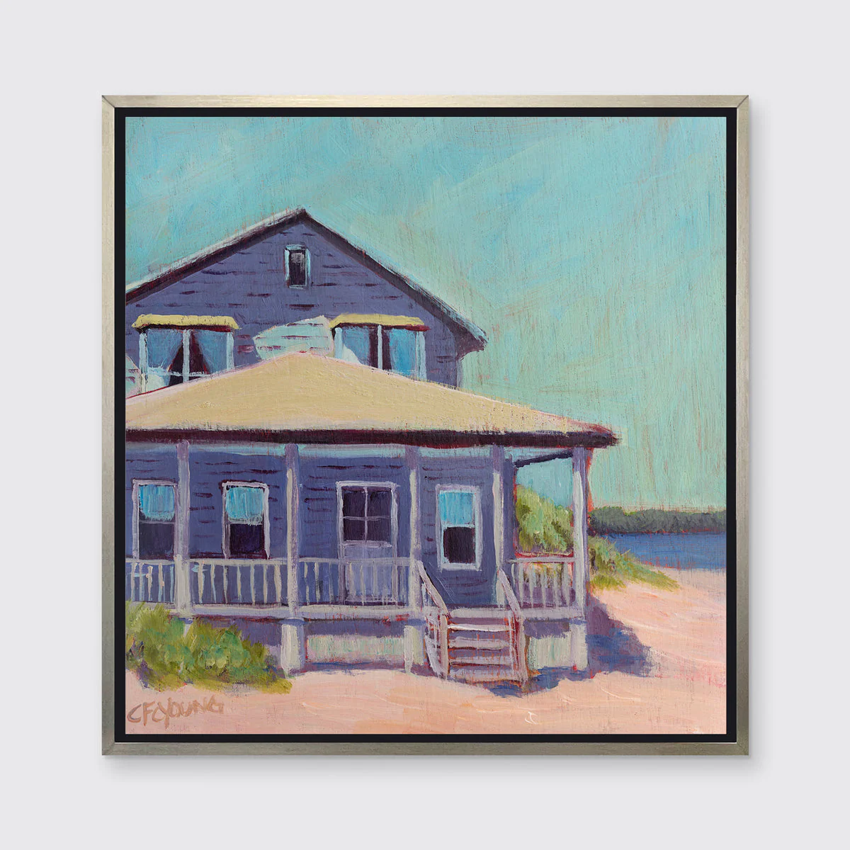 Blueberry Bungalow - Open Edition Canvas Print