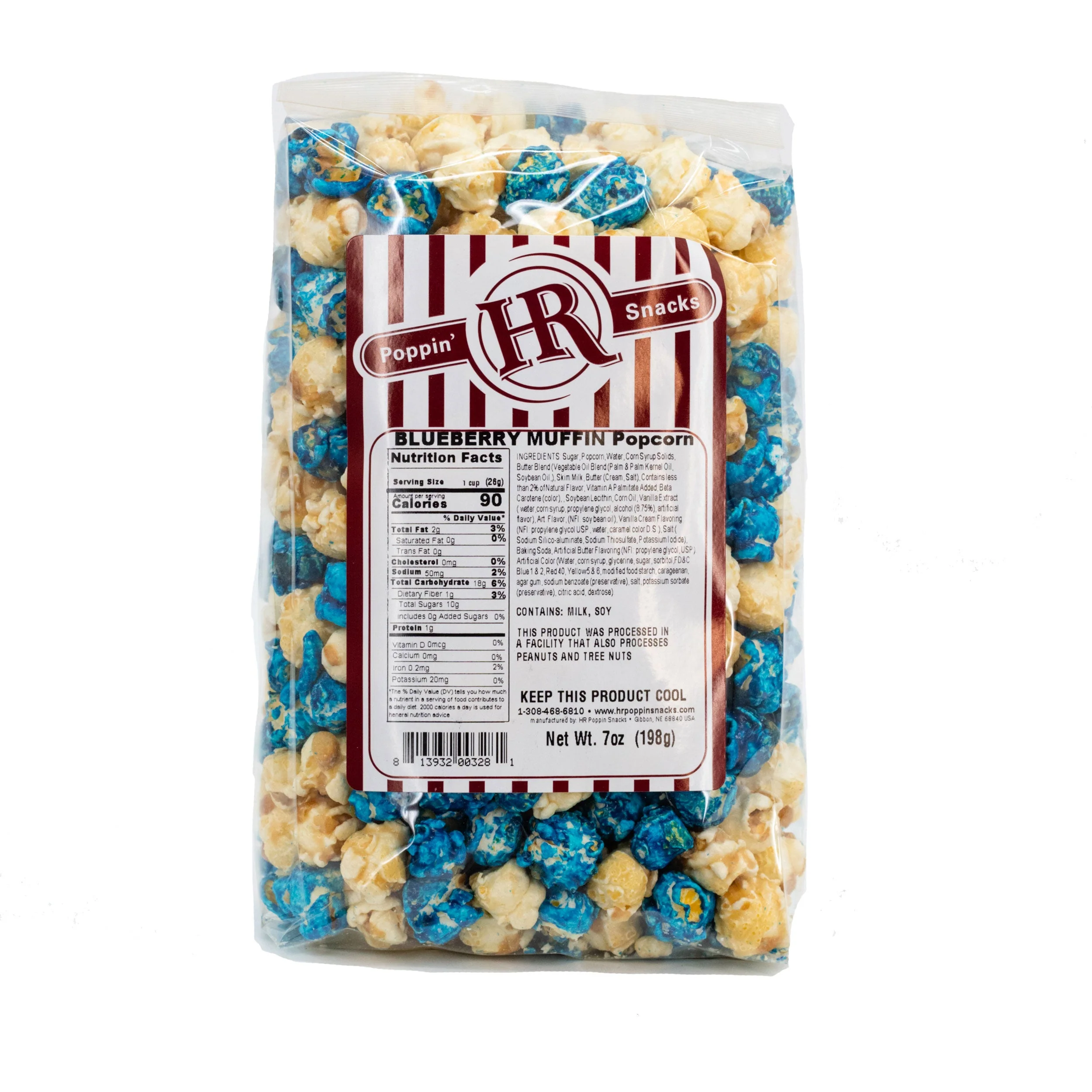 Blueberry Muffin Popcorn | Pack of 2 | 8 oz | HR Poppin' Snacks - Image 2