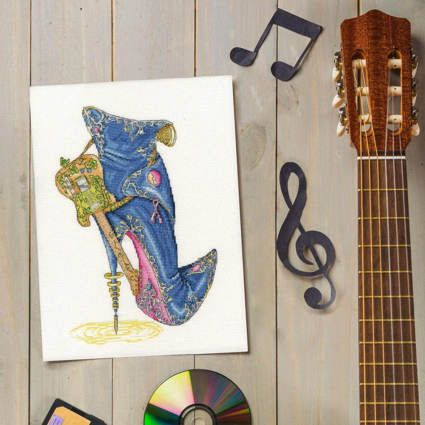Blues And Sole XSK25 Counted Cross Stitch Kit - Image 2