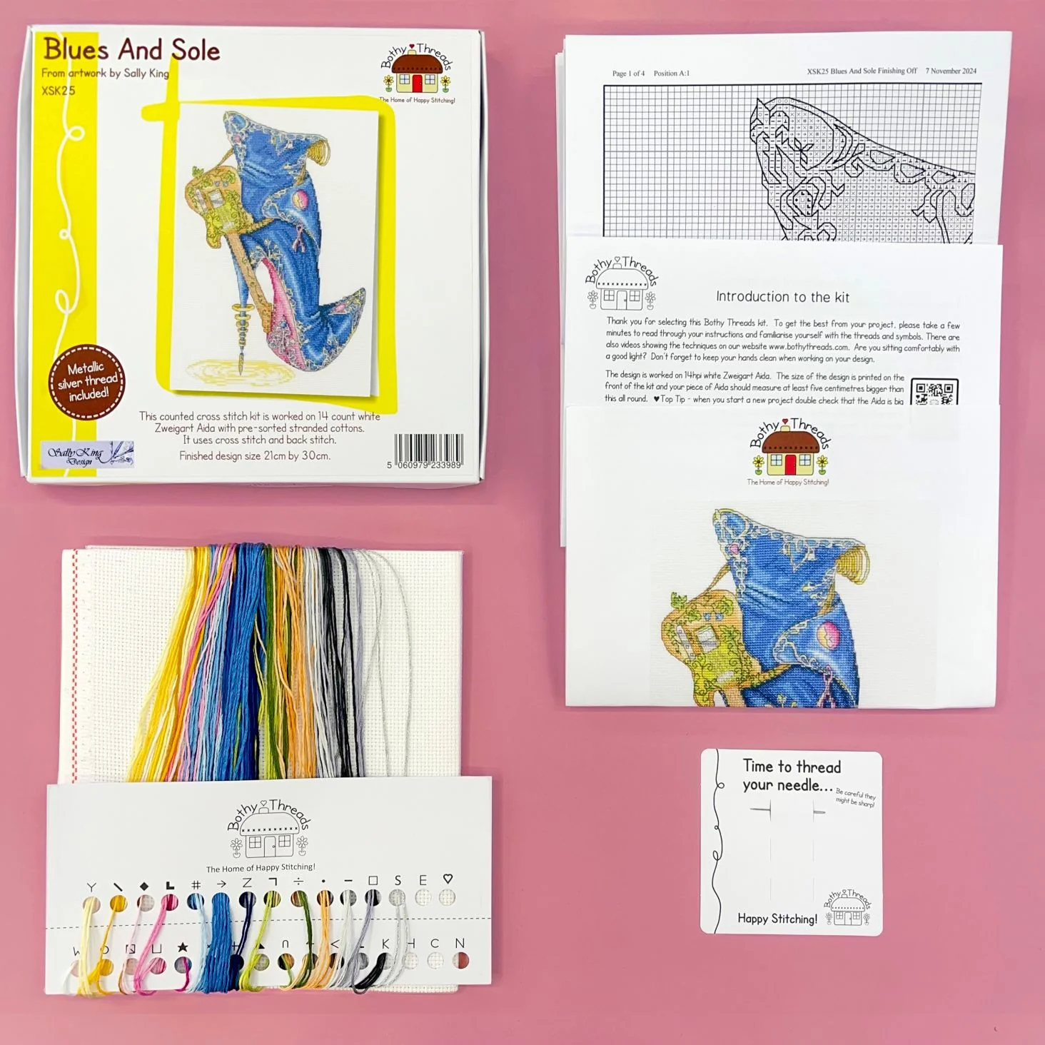 Blues And Sole XSK25 Counted Cross Stitch Kit - Image 3