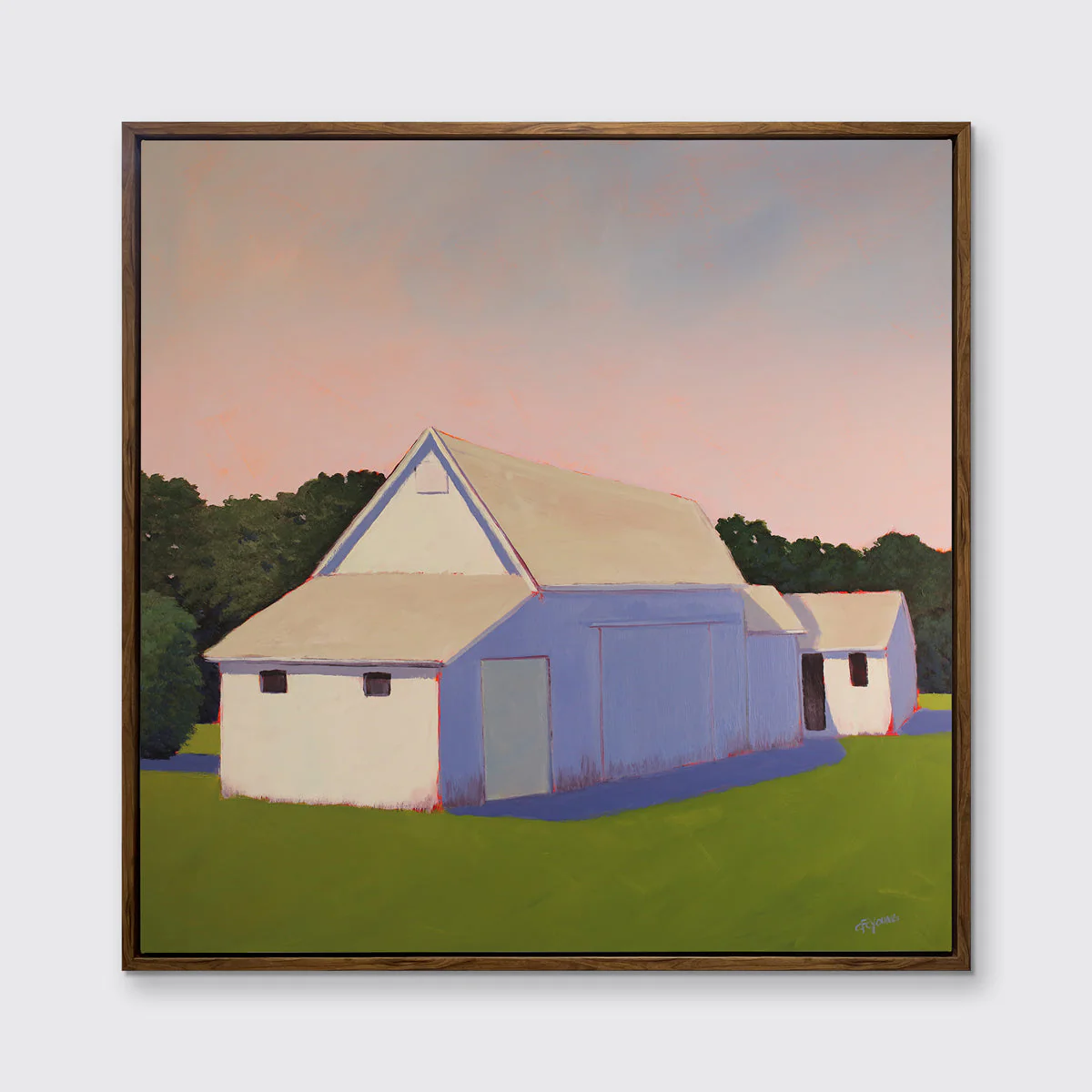 Blush & Blue - Open Edition Canvas Print - Image 5