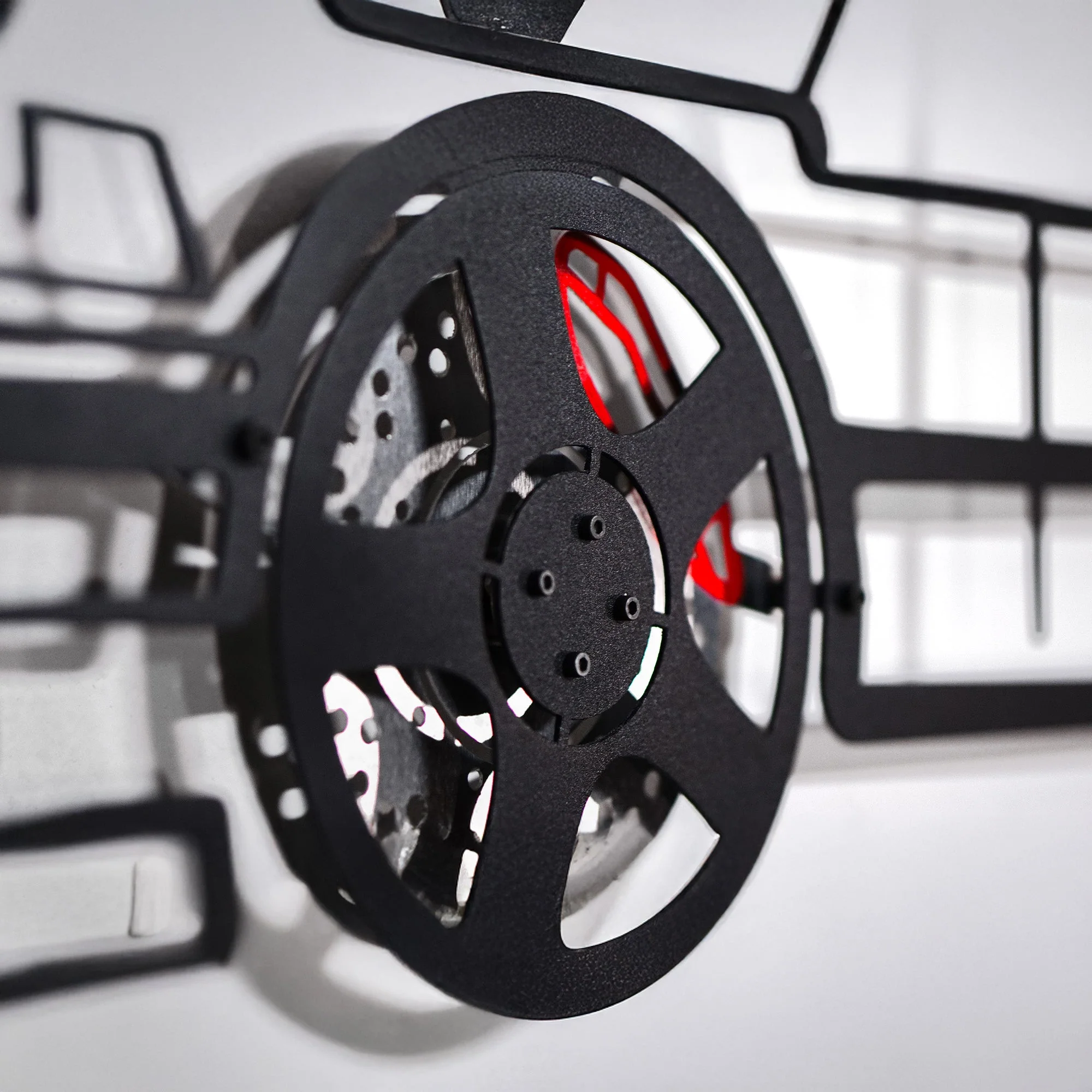 BMW E36 M3 Wall Art – Classic Steel Silhouette with Spinning Wheels-KAFMEKA015 - Image 5