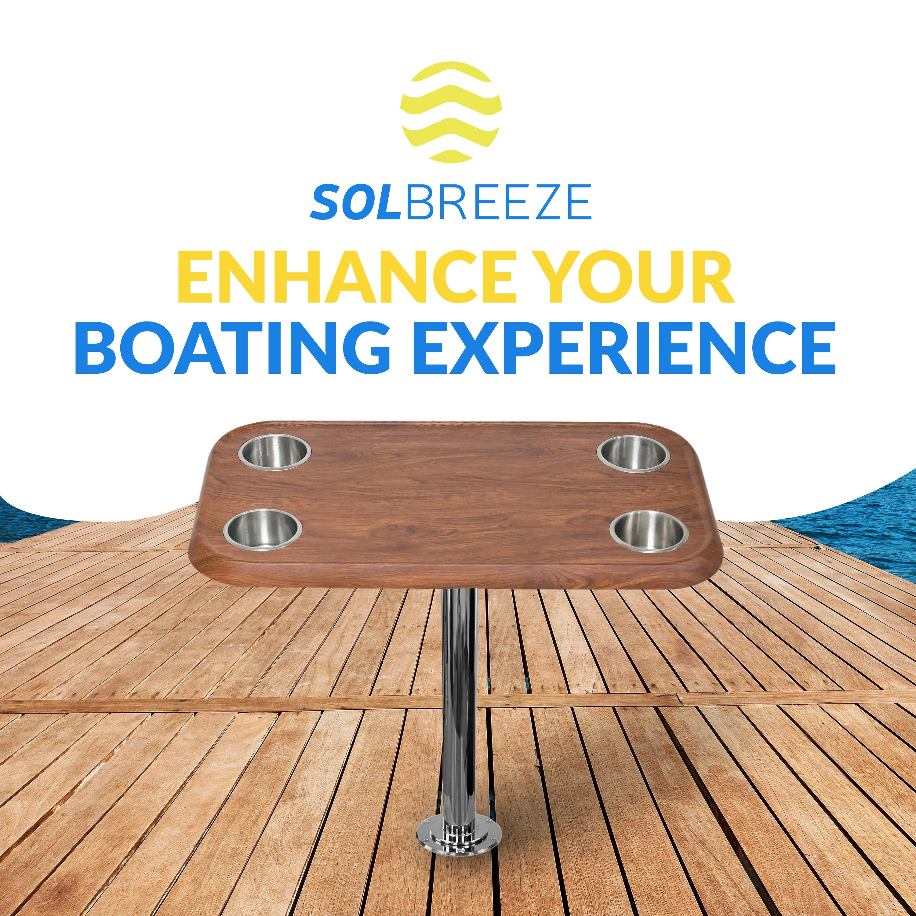 Boat Table Set - 6" Floor Plate System (6 colors) - Image 11