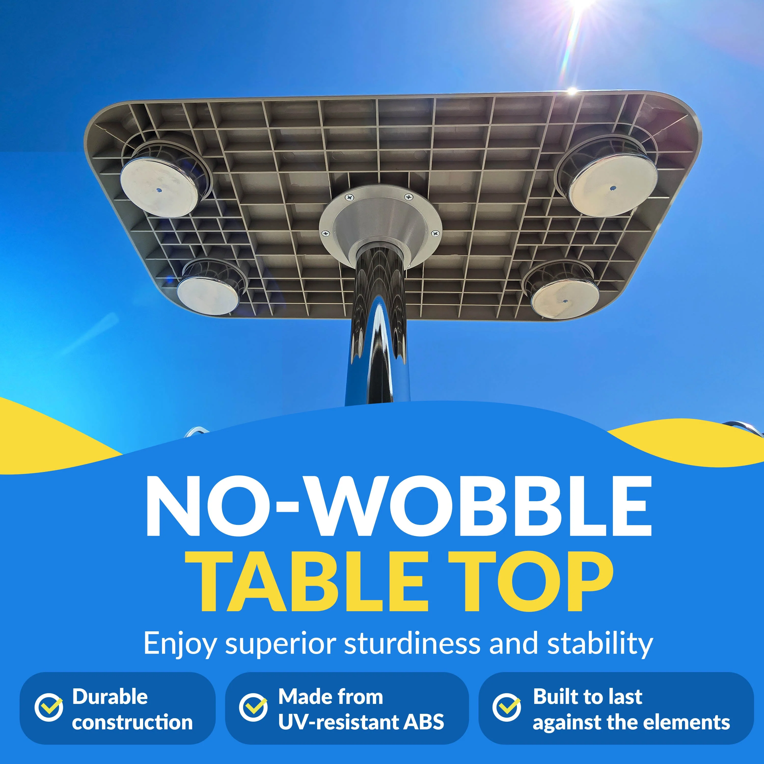 Boat Table Top Only - Mount Your Current Table Bracket to New Top - Waterproof (6 colors): - Image 5