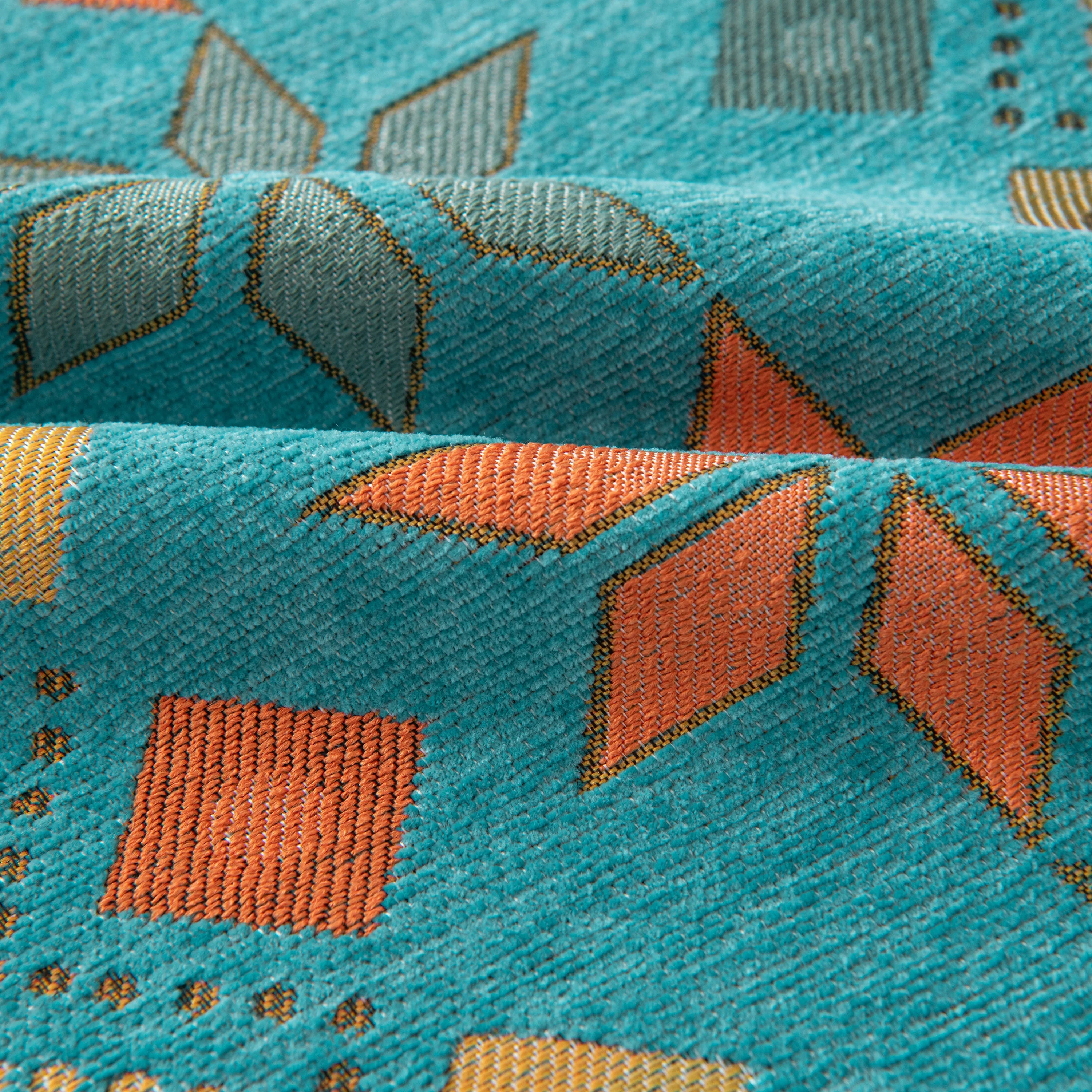 Bohemian Geometric Sofa Throw Cover, Cozy & Protective Ethnic-Inspired Couch Cover - Image 120