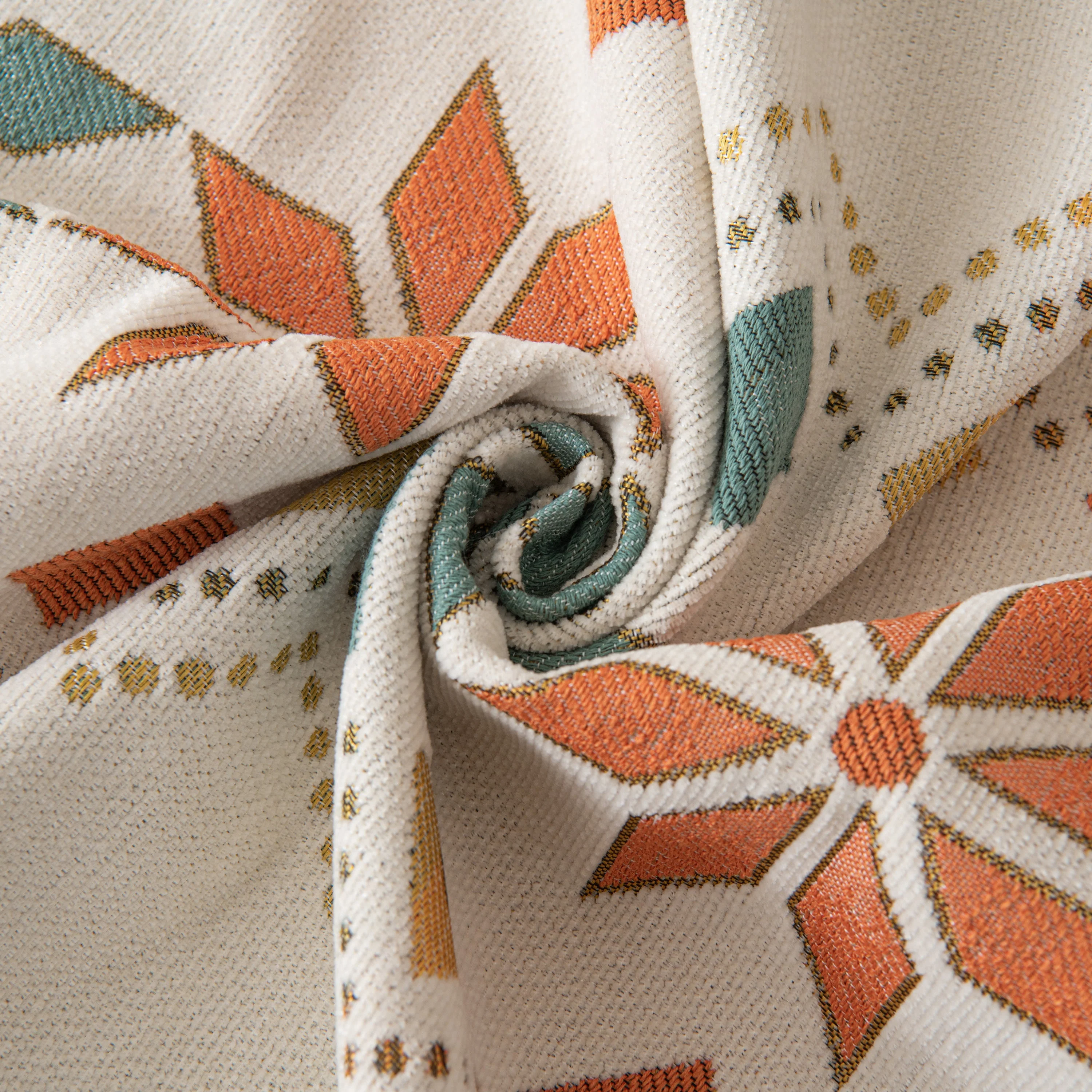 Bohemian Geometric Sofa Throw Cover, Cozy & Protective Ethnic-Inspired Couch Cover - Image 3