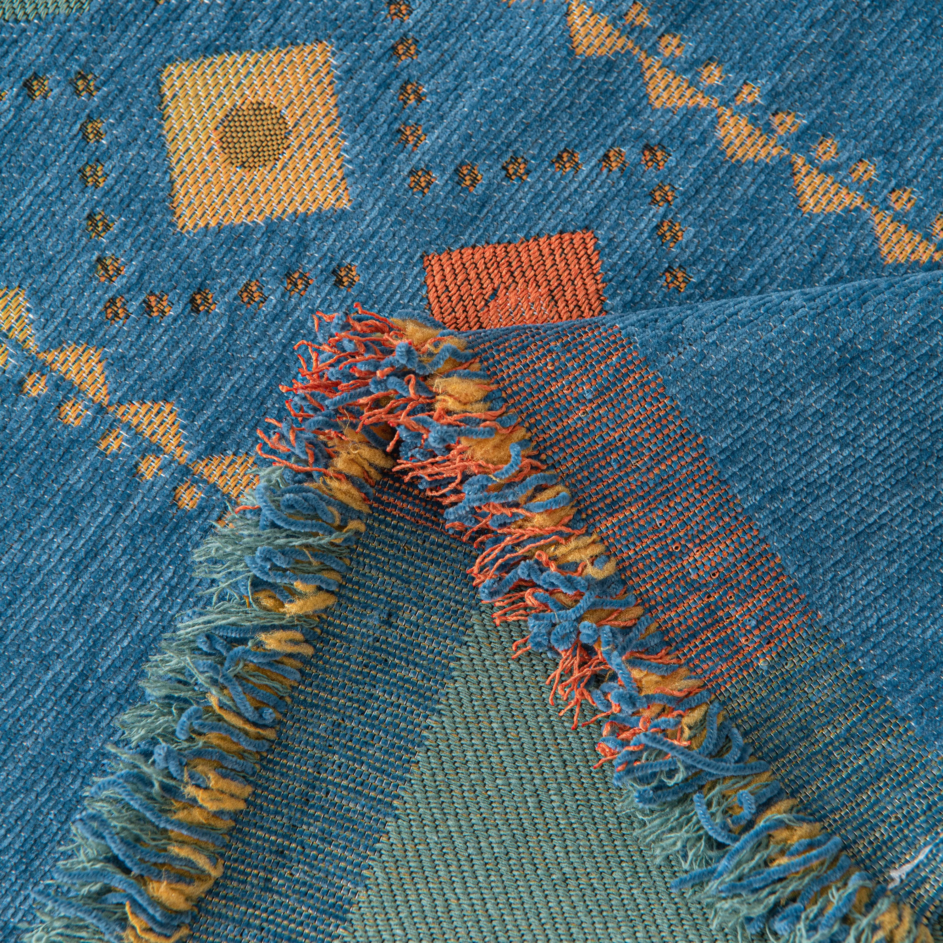 Bohemian Geometric Sofa Throw Cover, Cozy & Protective Ethnic-Inspired Couch Cover - Image 64