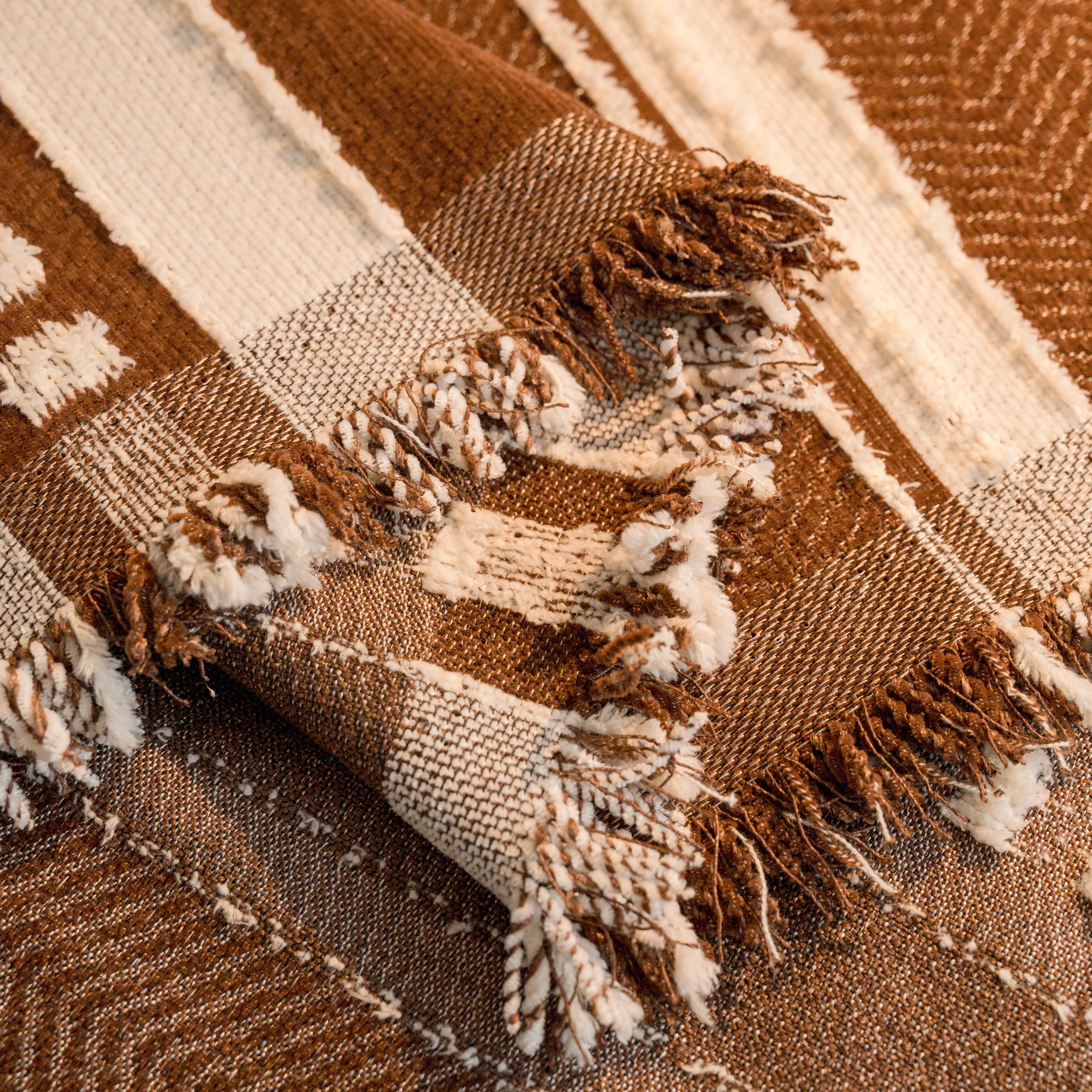 Bohemian Striped Sofa Cover, Decor Woven Throw for Couch, Loveseat, or Sectional - Image 36