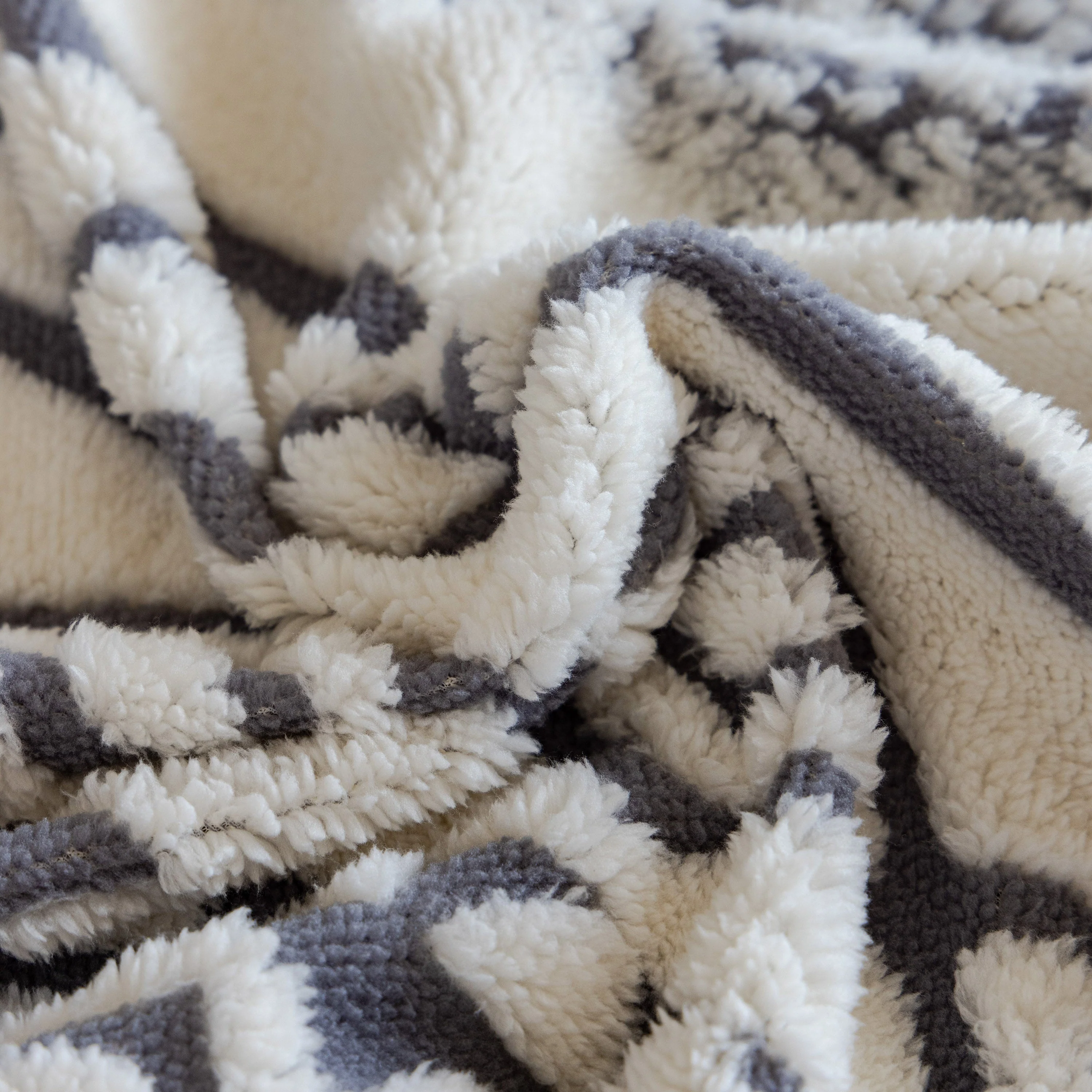 Bohemian Tufted Sofa Cover, Plush Fleece Throw Blanket with 3D Woven Aztec Stripes - Image 34