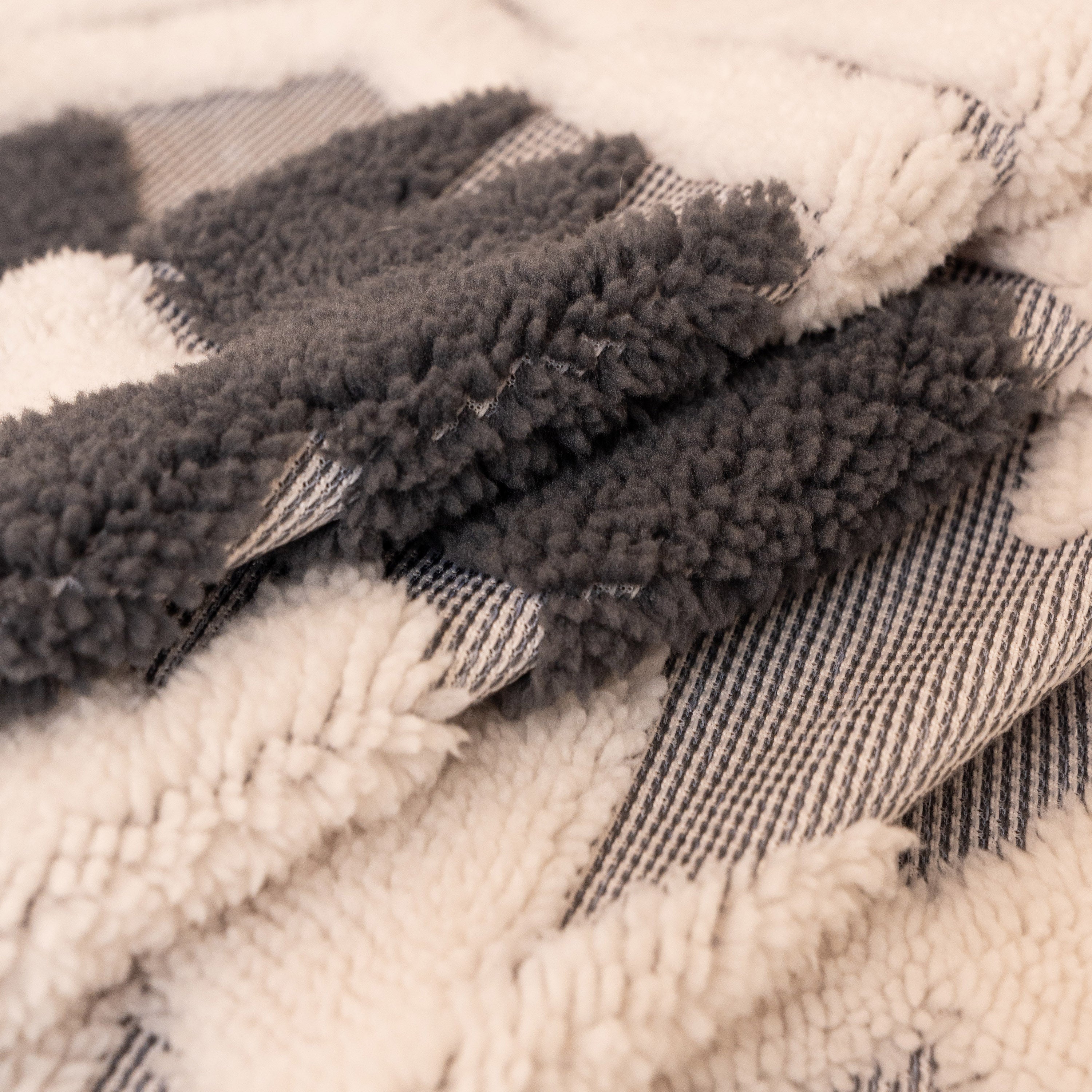 Bohemian Tufted Sofa Cover, Soft Sherpa Fleece Throw Blanket with 3D Aztec Geometric - Image 63