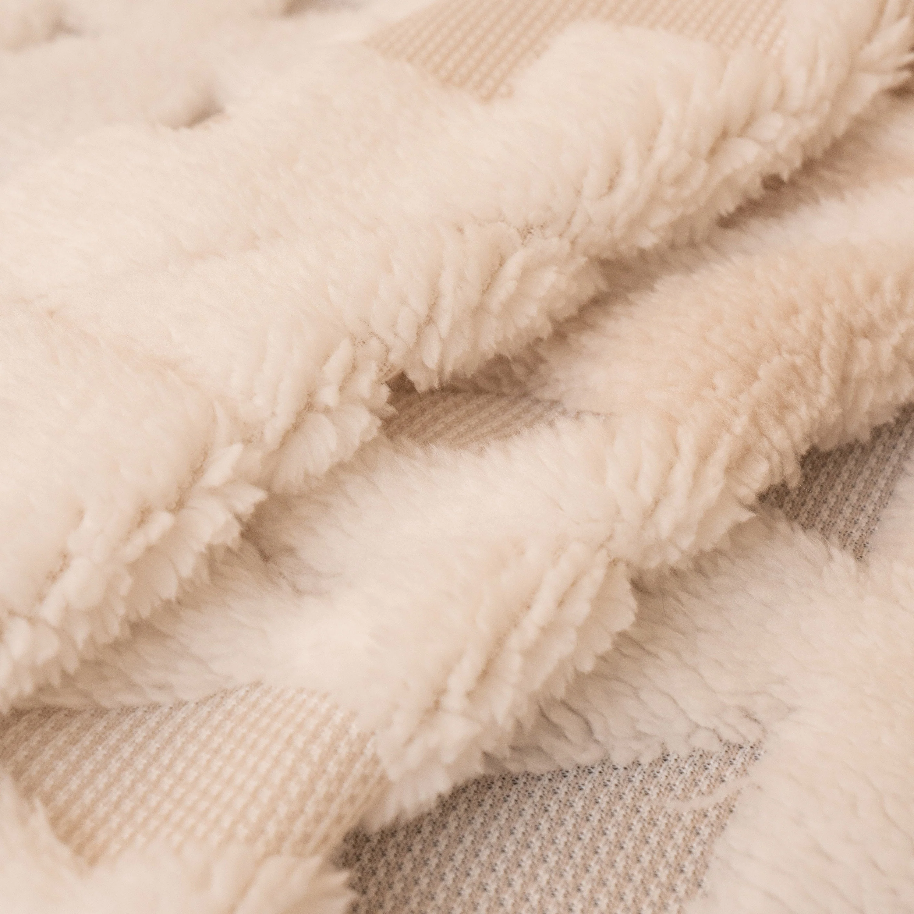 Bohemian Tufted Sofa Cover, Soft Sherpa Fleece Throw Blanket with 3D Aztec Geometric - Image 99