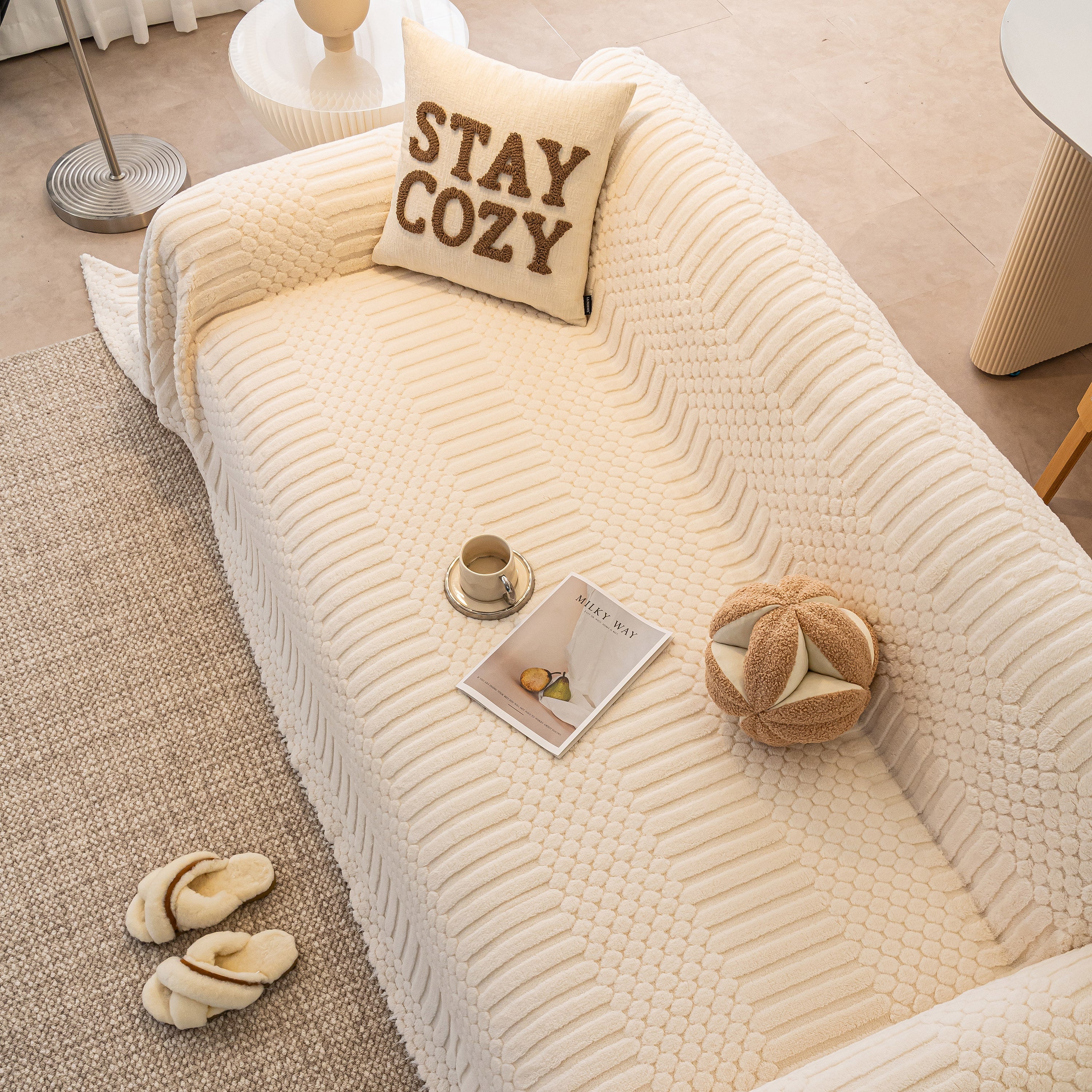 Boho 3D Geometric Throw Blanket for Couch, Luxurious Velvety Plush Fleece Sofa Cover - Image 32