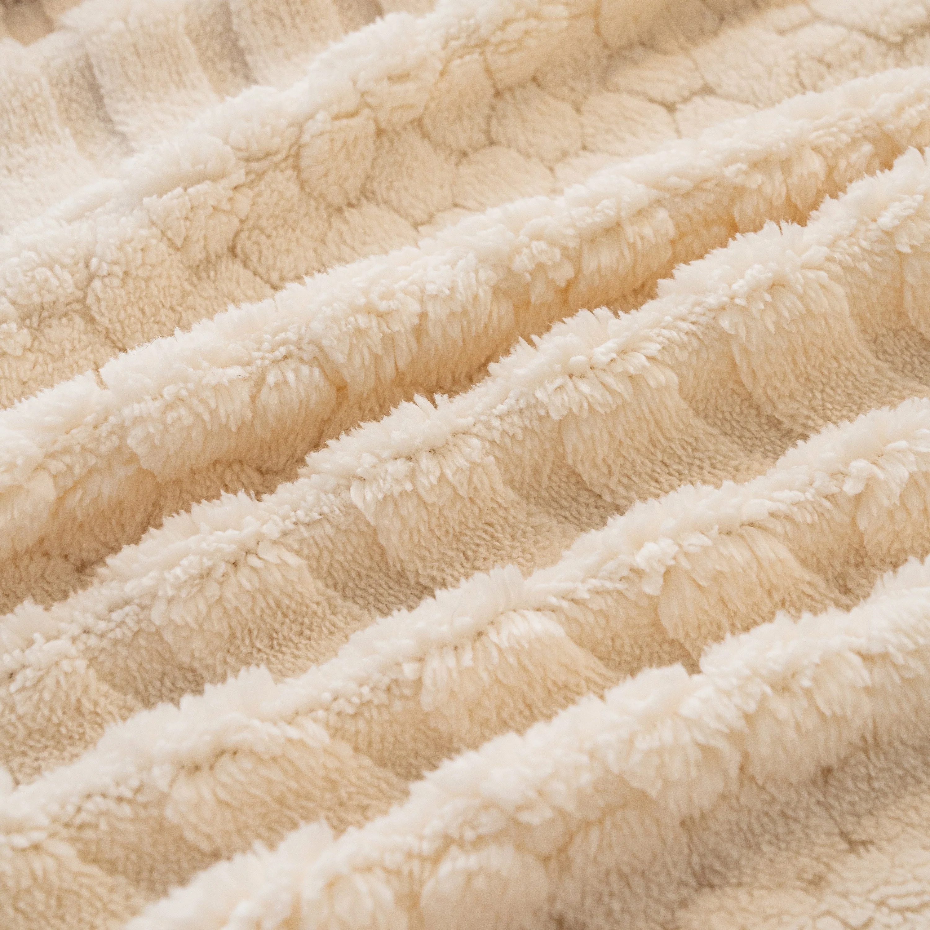 Boho 3D Geometric Throw Blanket for Couch, Luxurious Velvety Plush Fleece Sofa Cover - Image 36