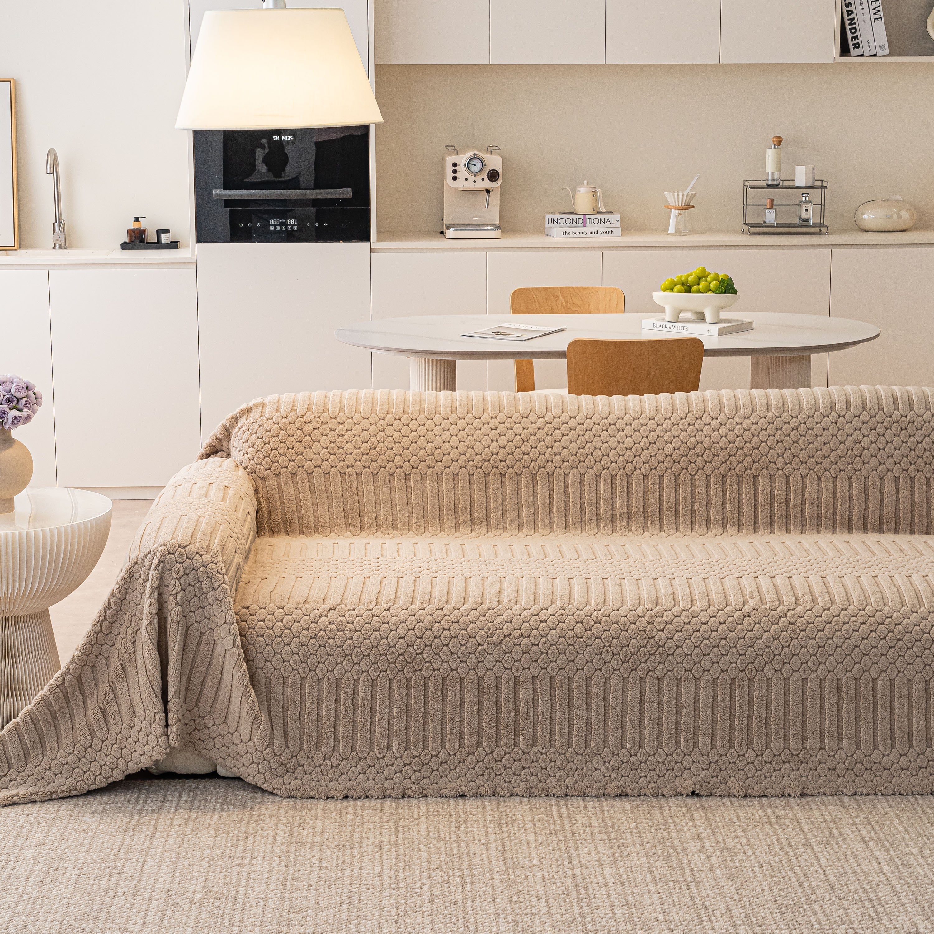 Boho 3D Geometric Throw Blanket for Couch, Luxurious Velvety Plush Fleece Sofa Cover - Image 50