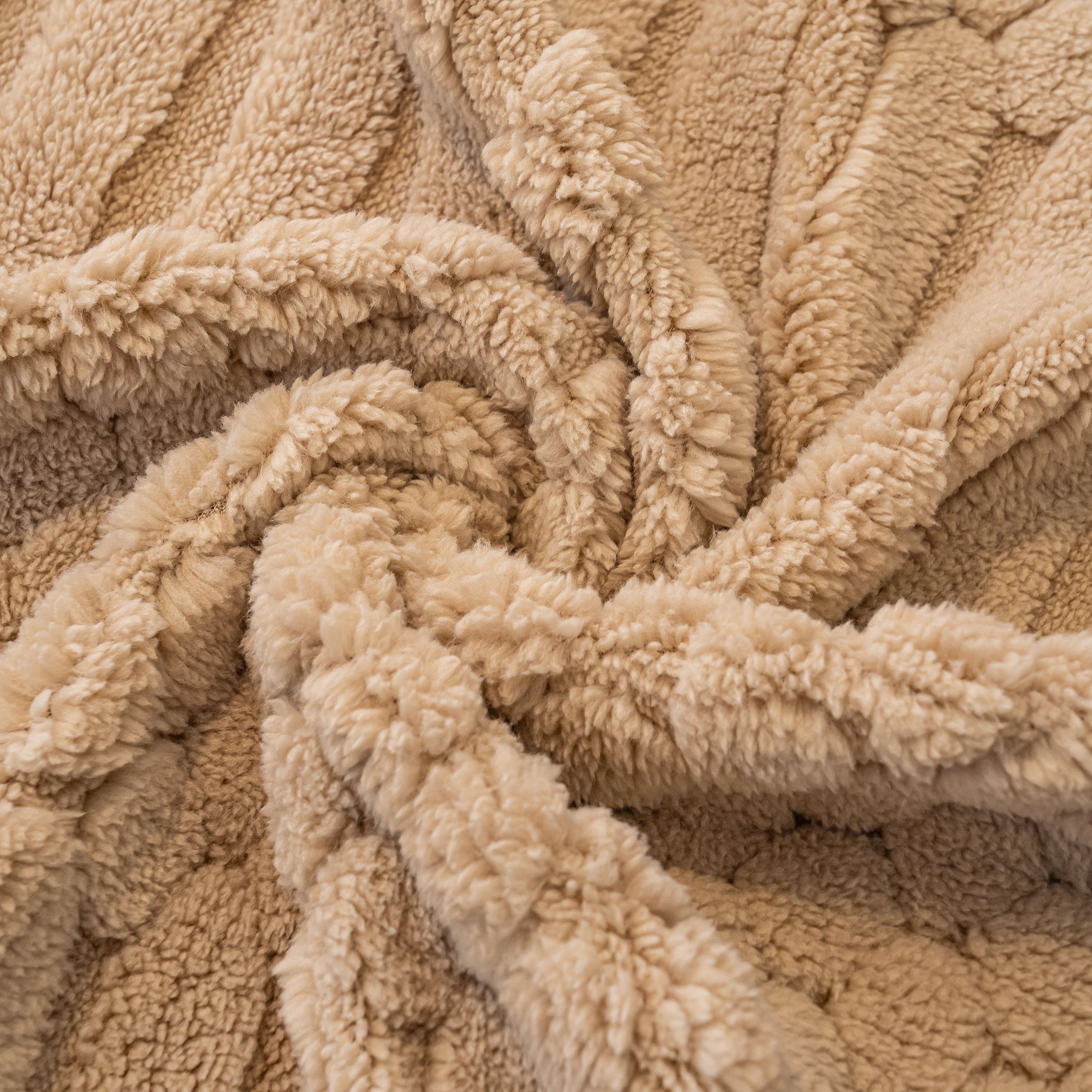 Boho 3D Geometric Throw Blanket for Couch, Luxurious Velvety Plush Fleece Sofa Cover - Image 57