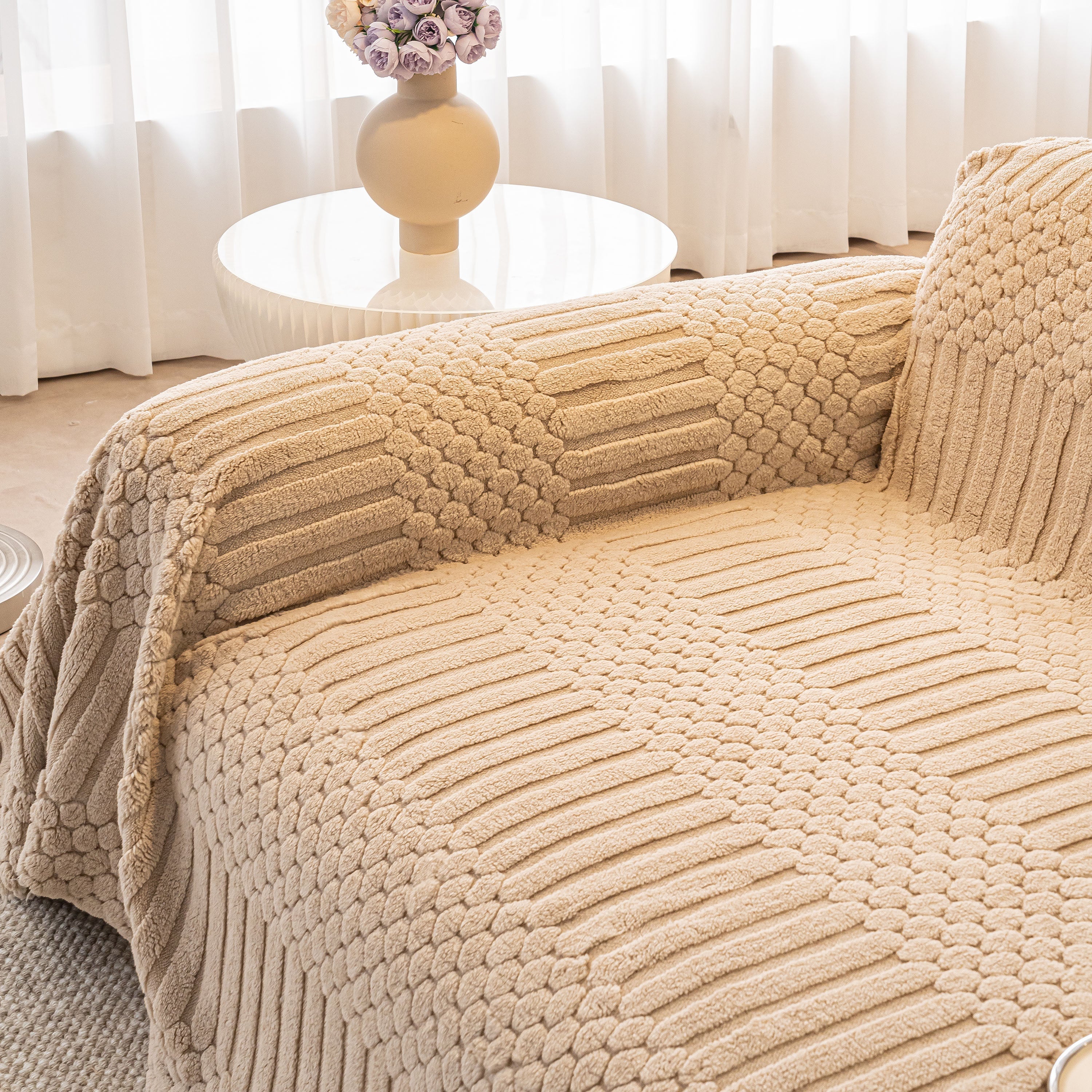 Boho 3D Geometric Throw Blanket for Couch, Luxurious Velvety Plush Fleece Sofa Cover - Image 64