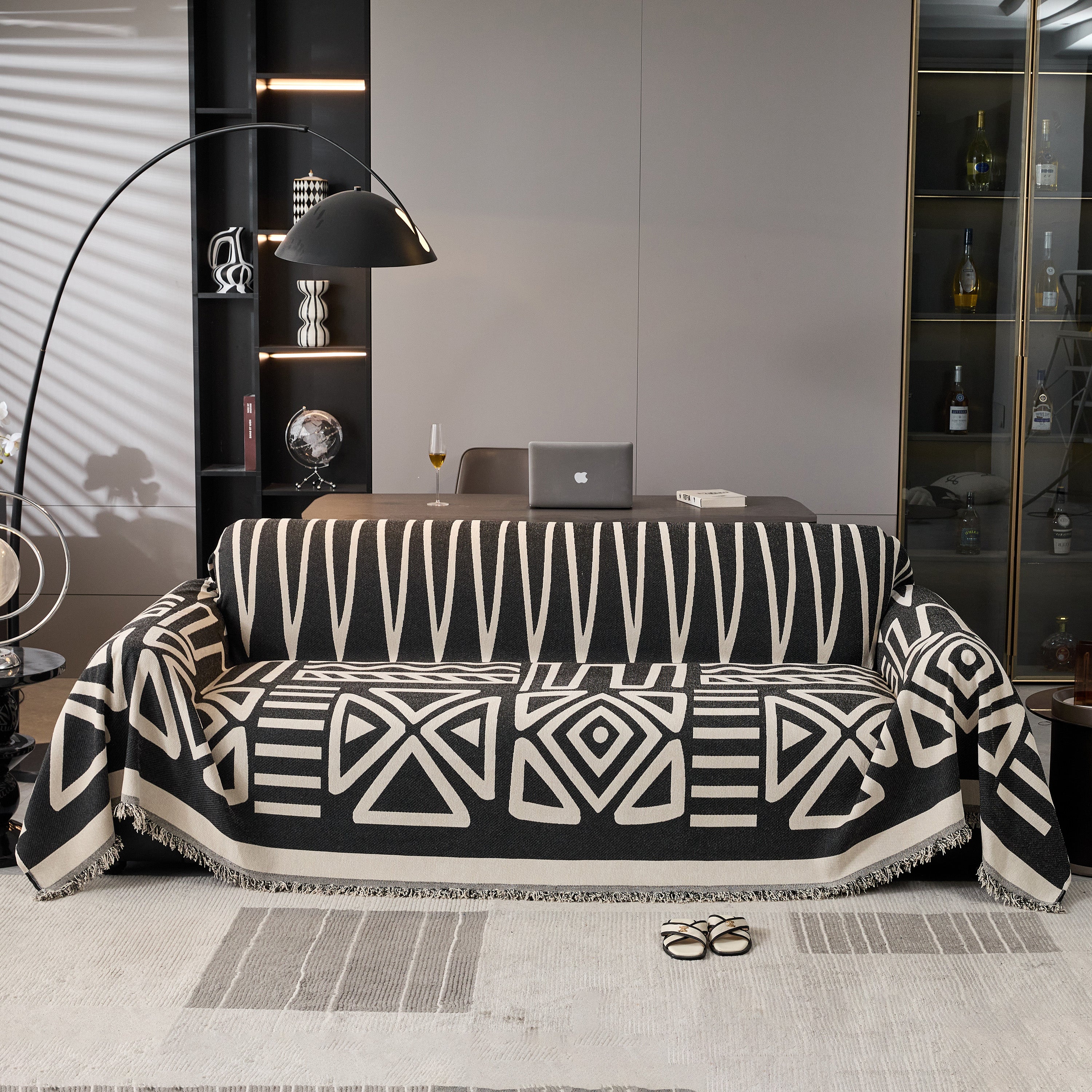 Boho Chenille Sofa Throw Covers Sectional Sofa Couch Cover Sofa Protector Covers - Image 109