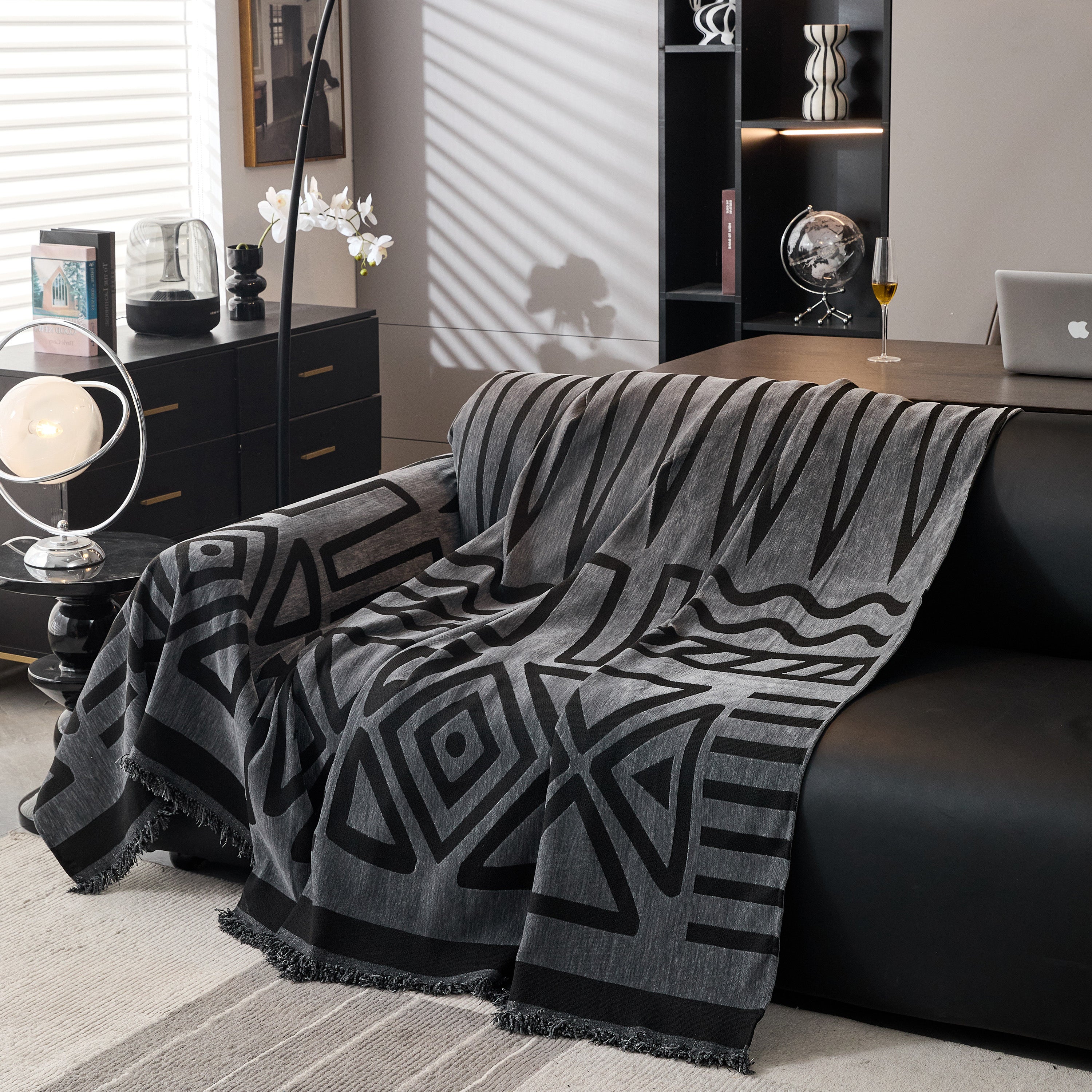 Boho Chenille Sofa Throw Covers Sectional Sofa Couch Cover Sofa Protector Covers - Image 37