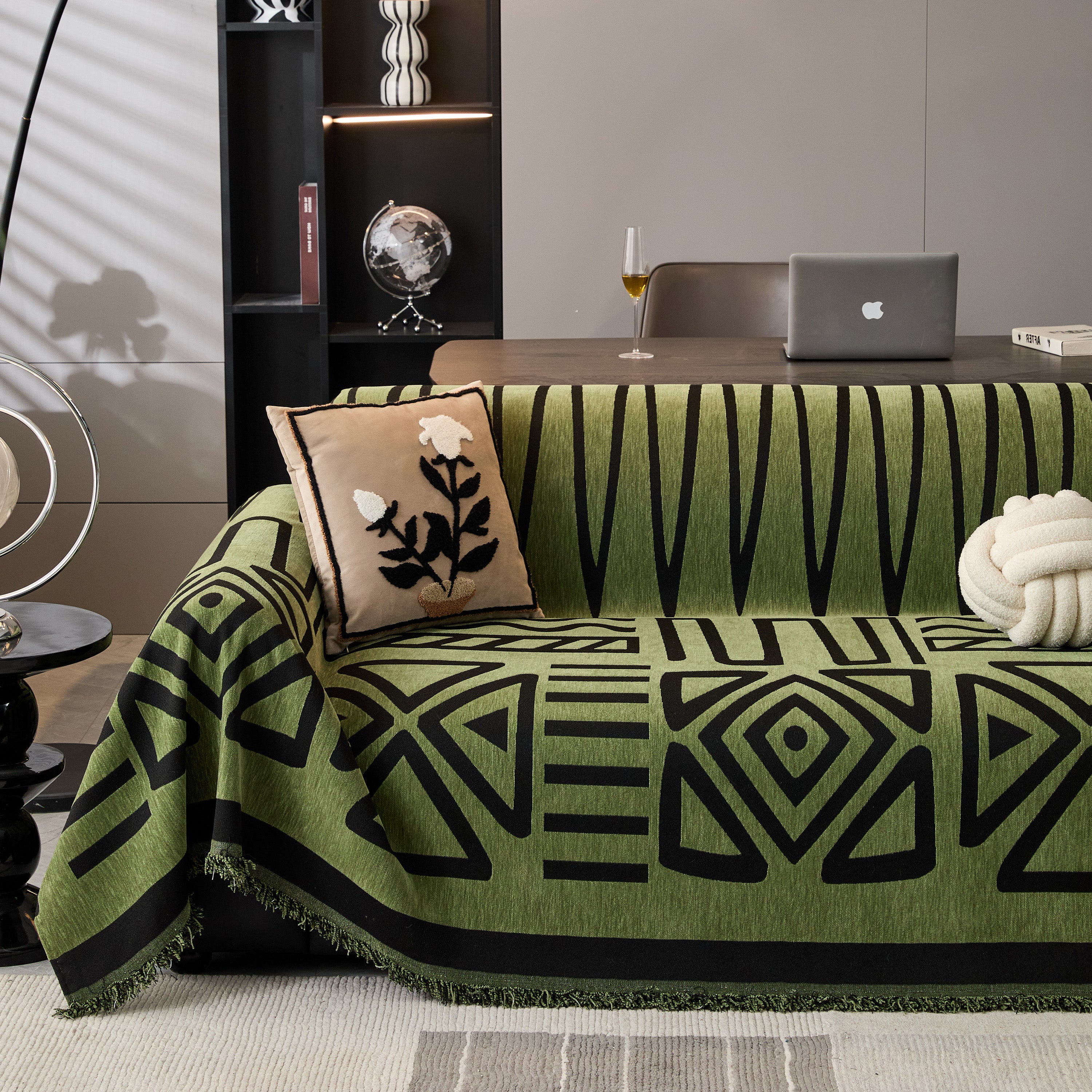 Boho Chenille Sofa Throw Covers Sectional Sofa Couch Cover Sofa Protector Covers - Image 71