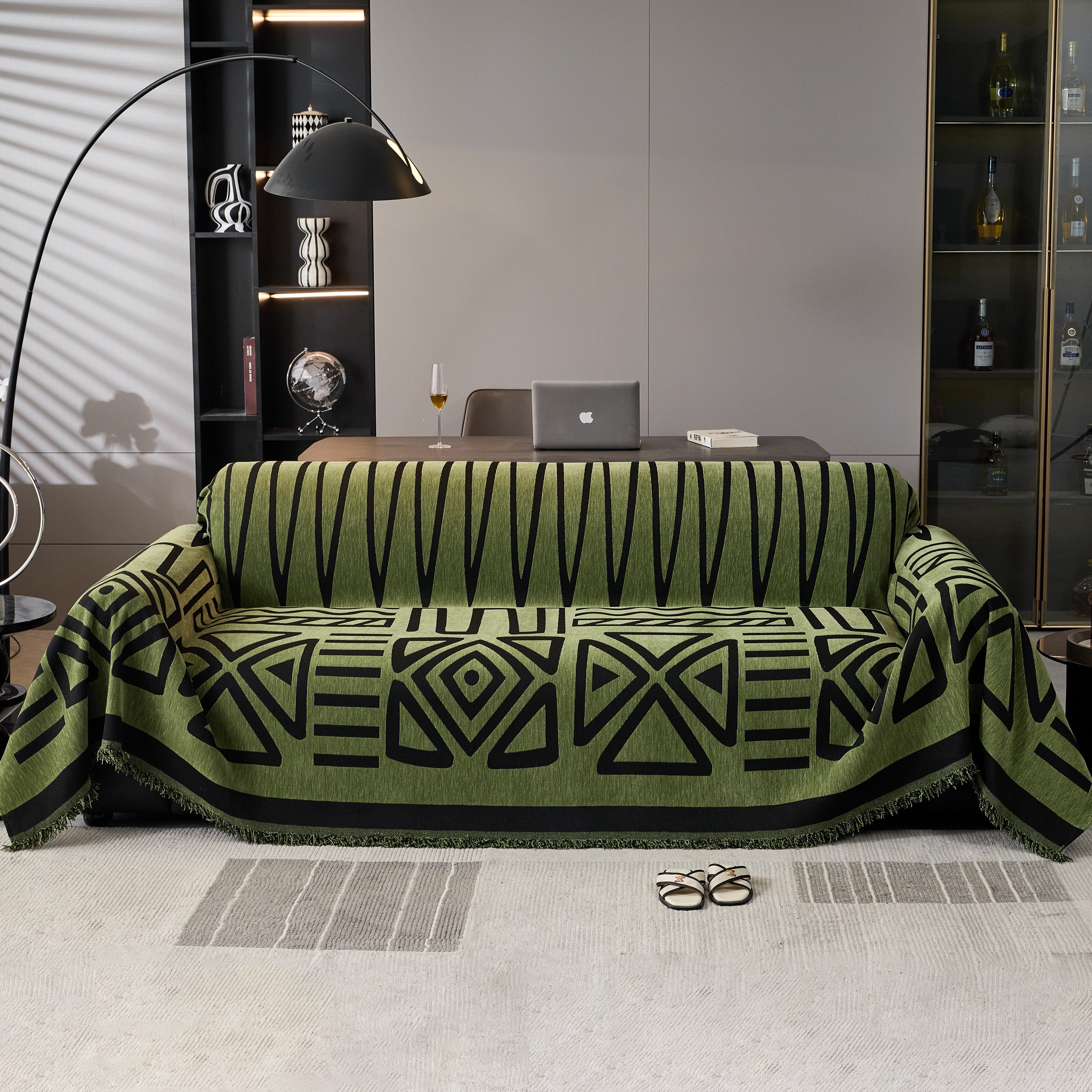 Boho Chenille Sofa Throw Covers Sectional Sofa Couch Cover Sofa Protector Covers - Image 81