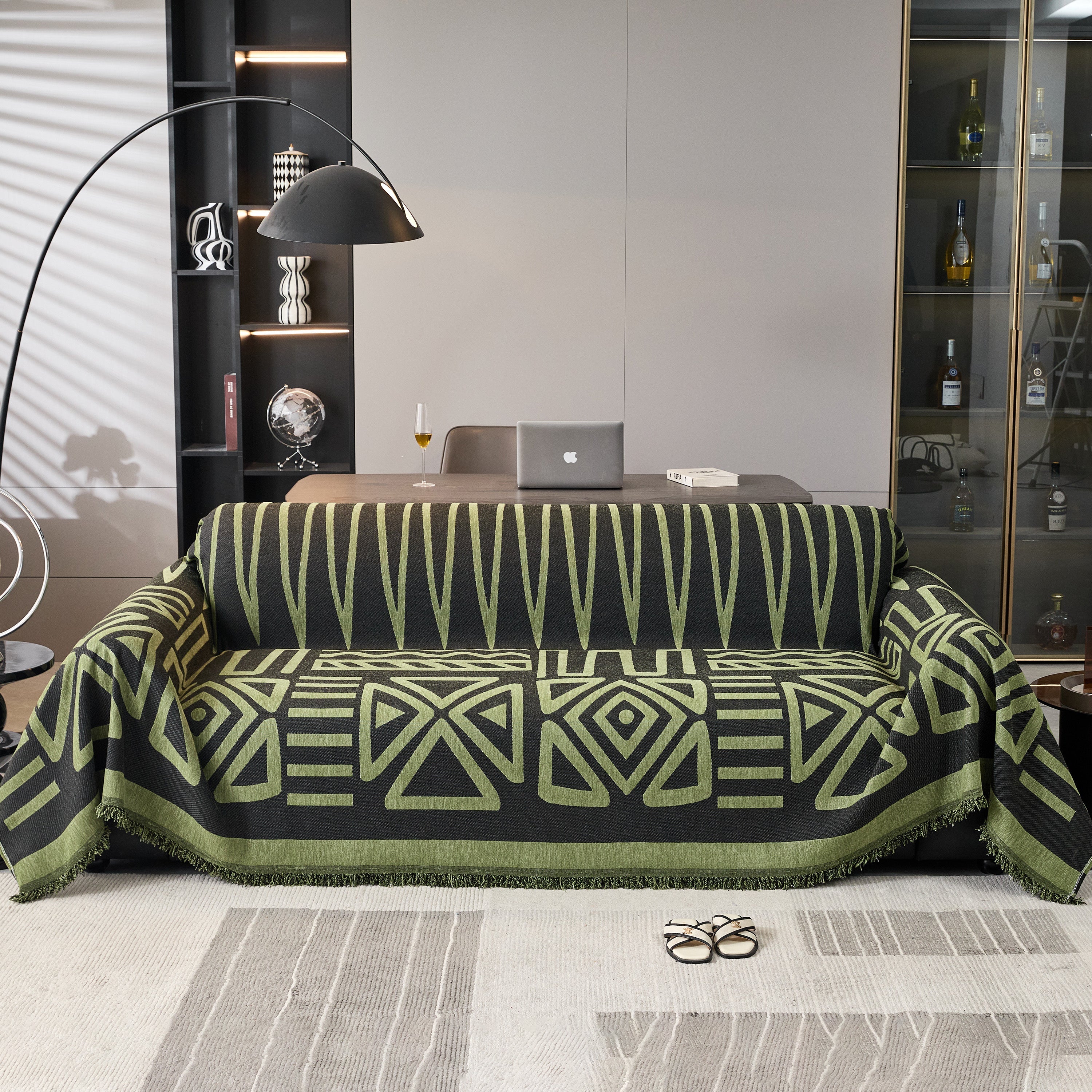 Boho Chenille Sofa Throw Covers Sectional Sofa Couch Cover Sofa Protector Covers - Image 83