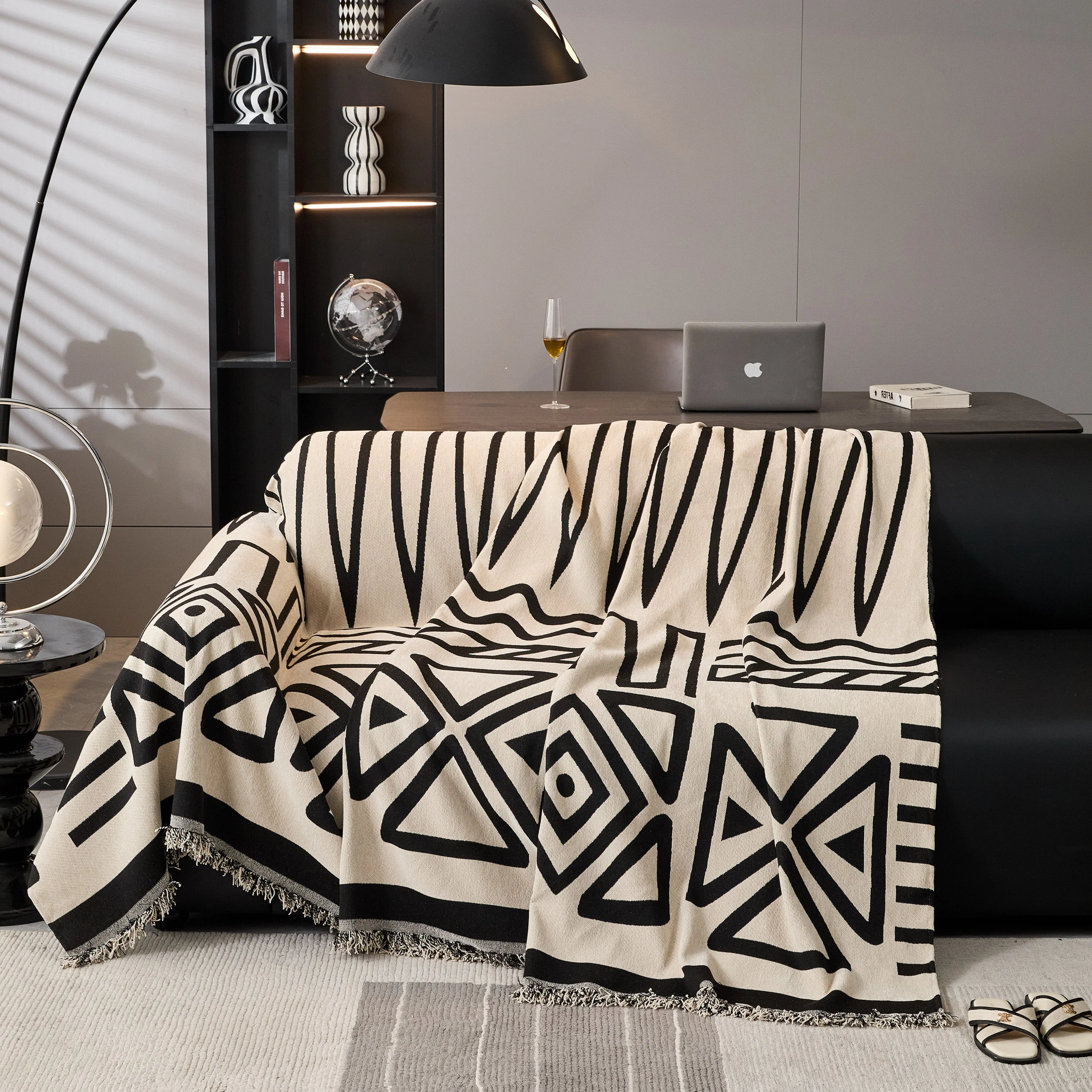 Boho Chenille Sofa Throw Covers Sectional Sofa Couch Cover Sofa Protector Covers - Image 94