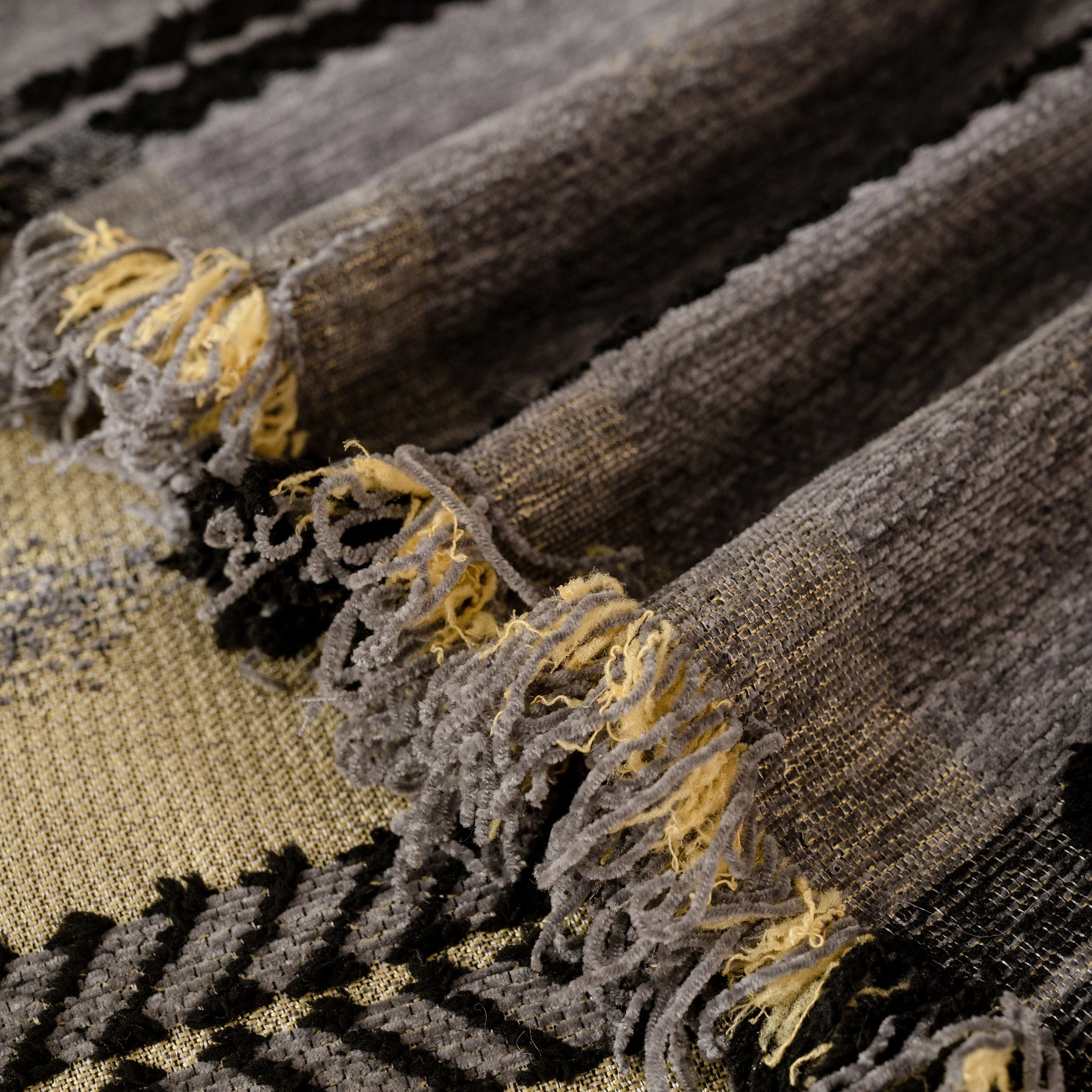 Boho Couch Throw Blanket with Textured Stripes, Sofa Cover for Living Room Decor - Image 113