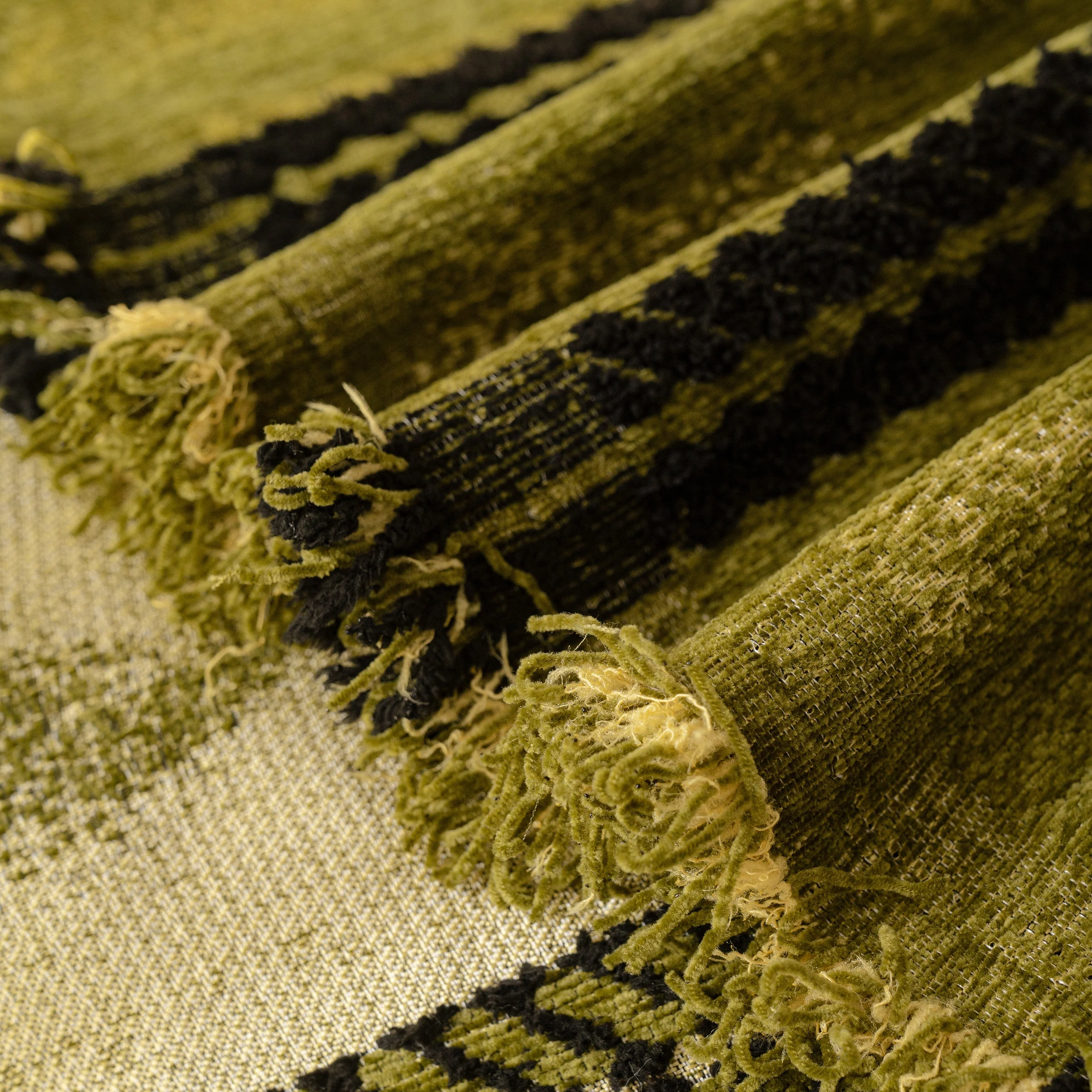 Boho Couch Throw Blanket with Textured Stripes, Sofa Cover for Living Room Decor - Image 5