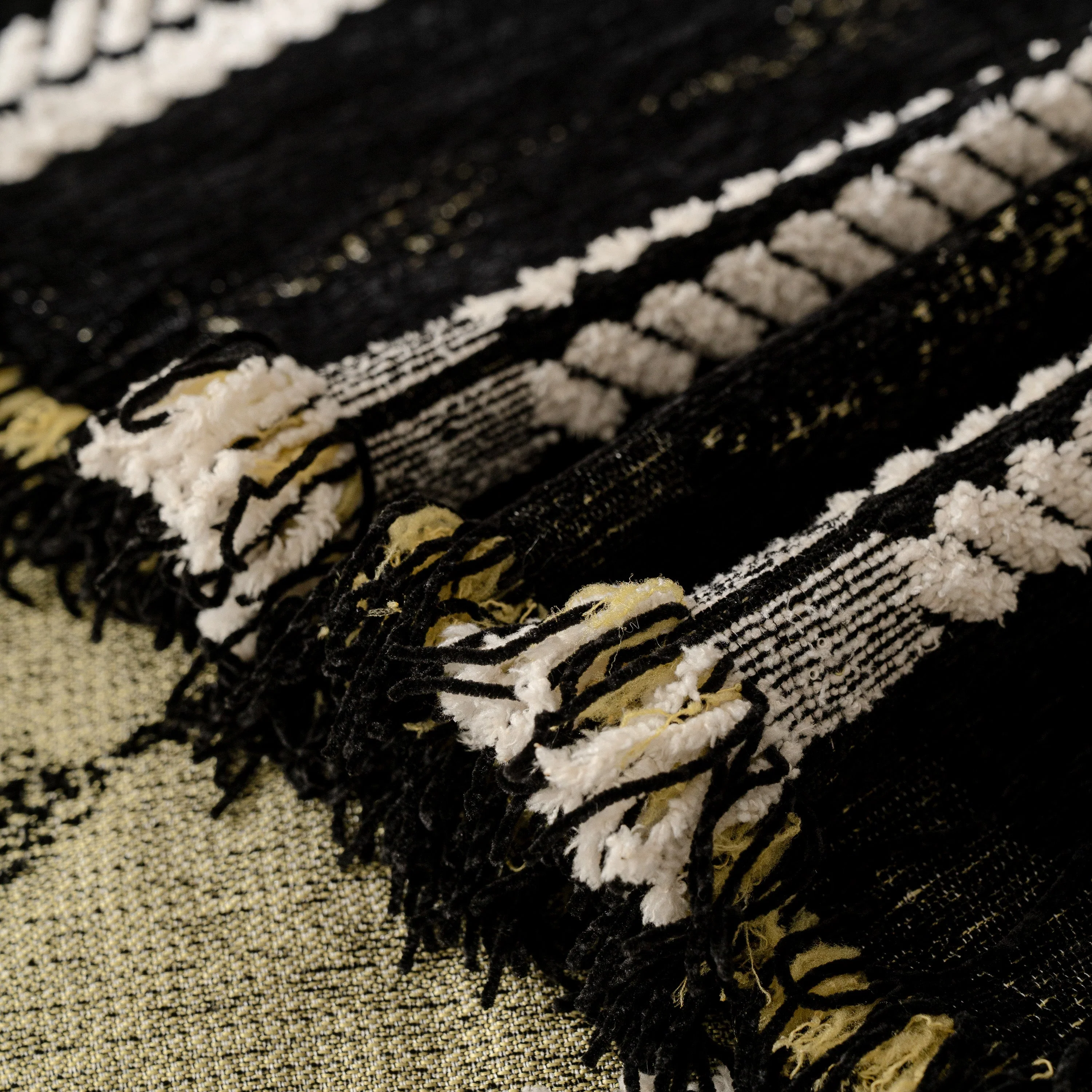 Boho Couch Throw Blanket with Textured Stripes, Sofa Cover for Living Room Decor - Image 70
