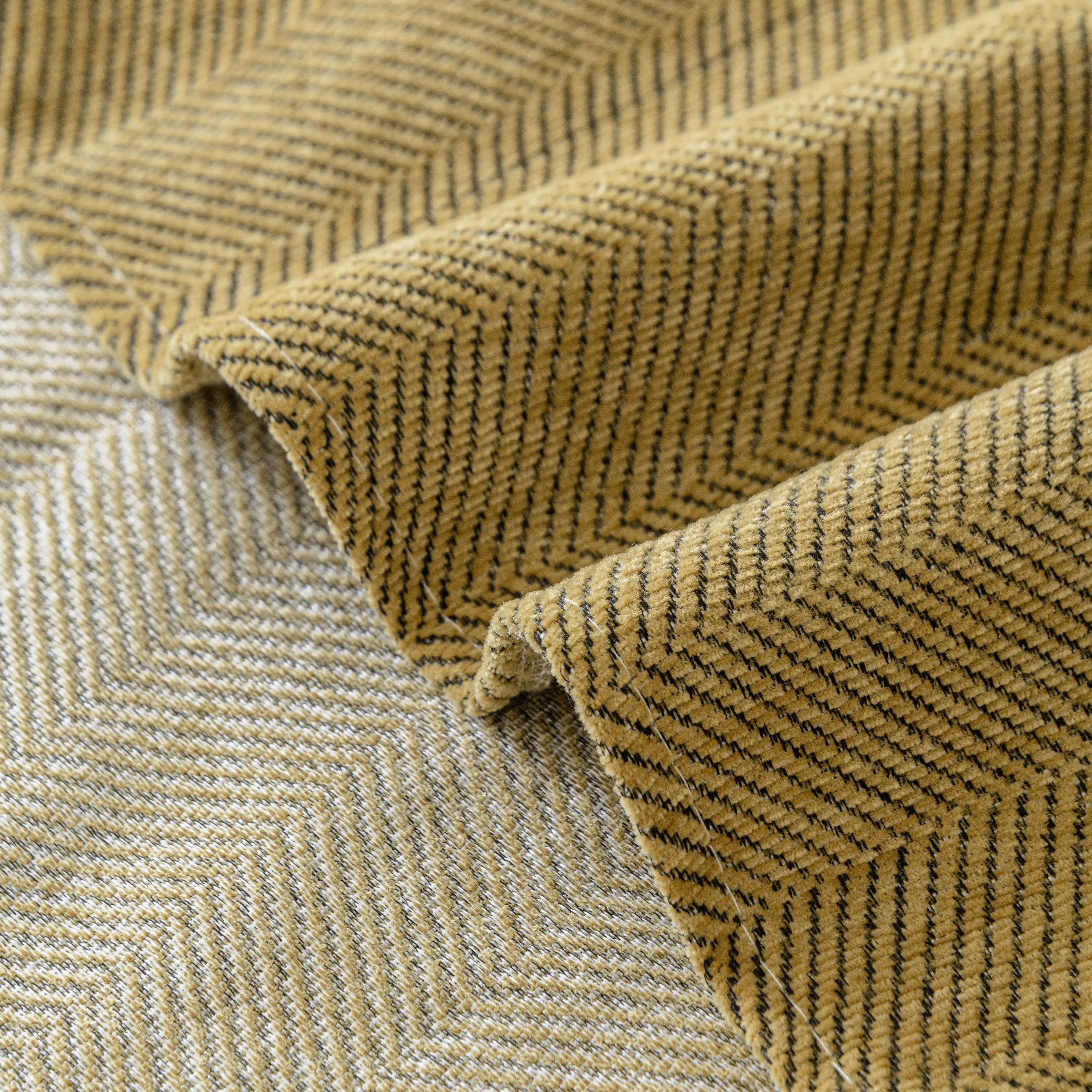 Boho Herringbone Sofa Throw Blanket with Pom Pom Tassels Stylish Furniture Slipcover - Image 119