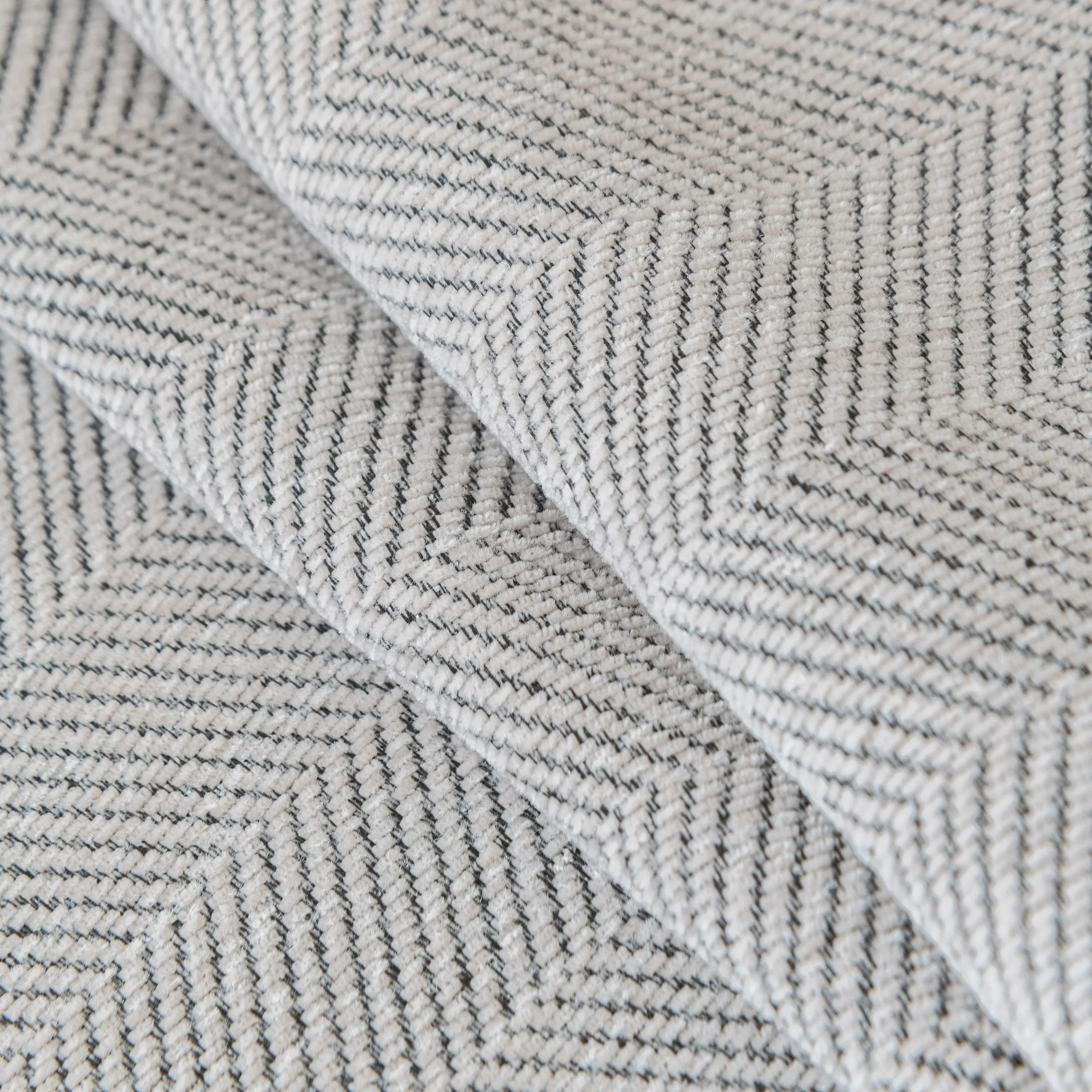 Boho Herringbone Sofa Throw Blanket with Pom Pom Tassels Stylish Furniture Slipcover - Image 57
