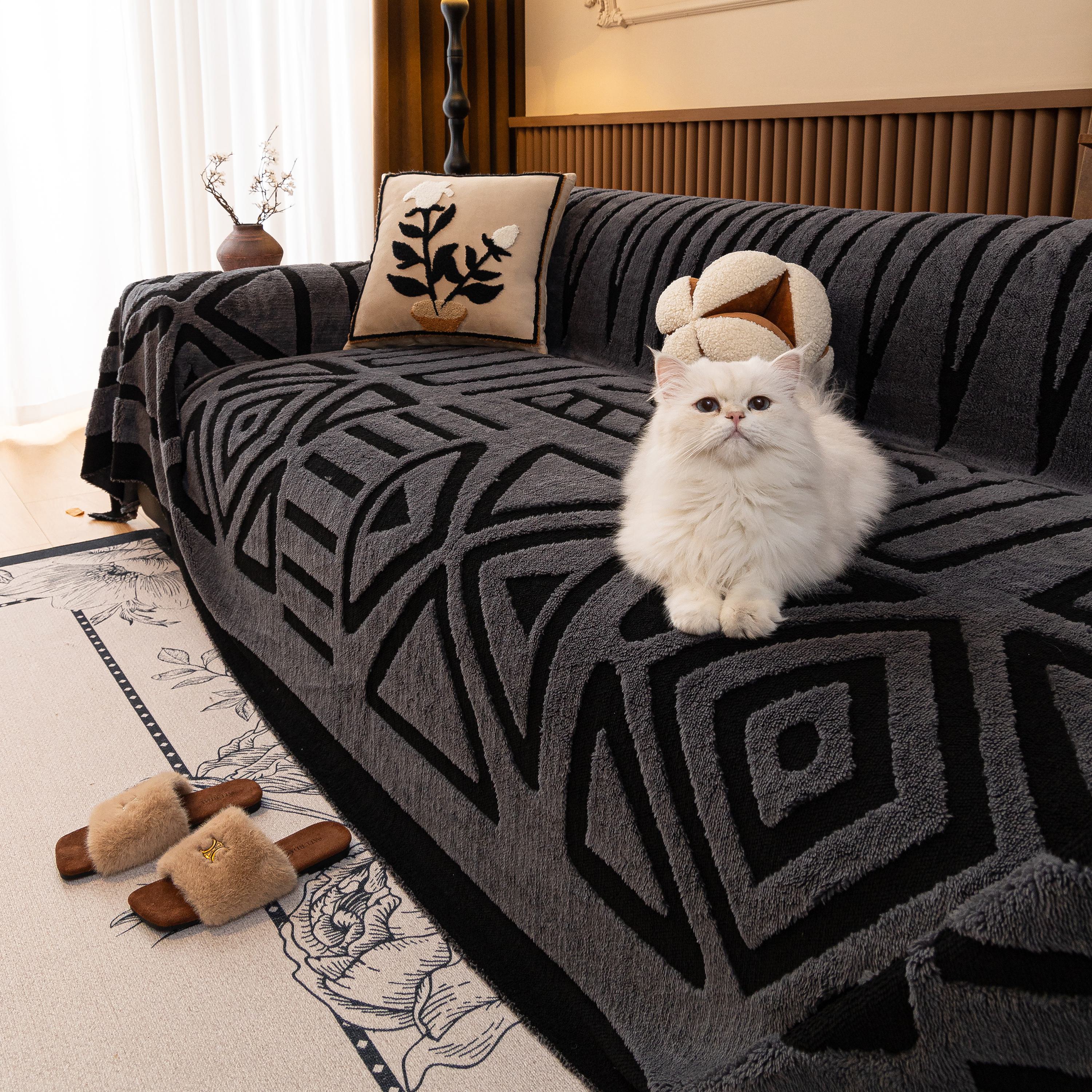 Boho Plush Couch Cover Bohemian Throw Blanket Decor Covers Sofa Chair Furniture Bed - Image 23