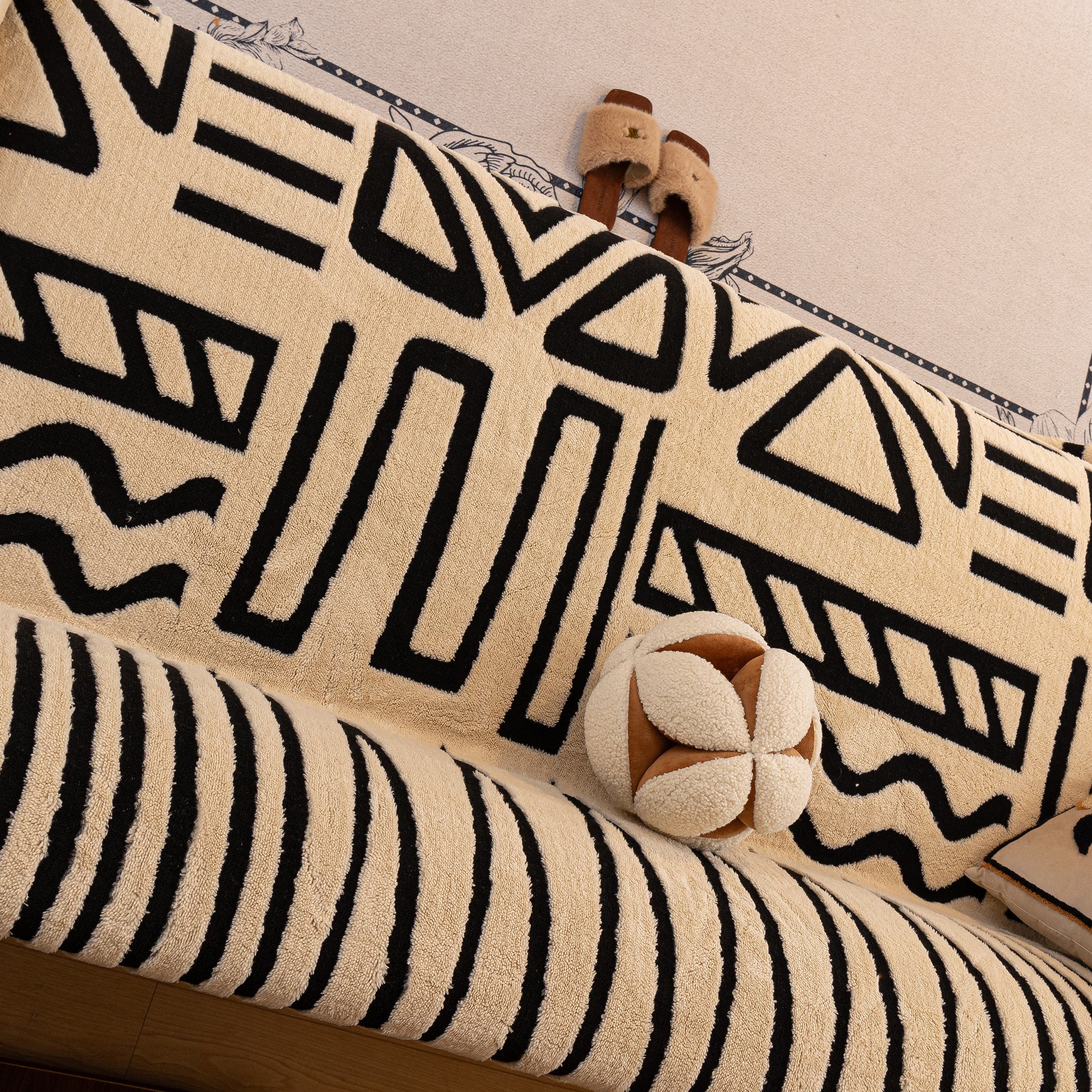 Boho Plush Couch Cover Bohemian Throw Blanket Decor Covers Sofa Chair Furniture Bed - Image 35