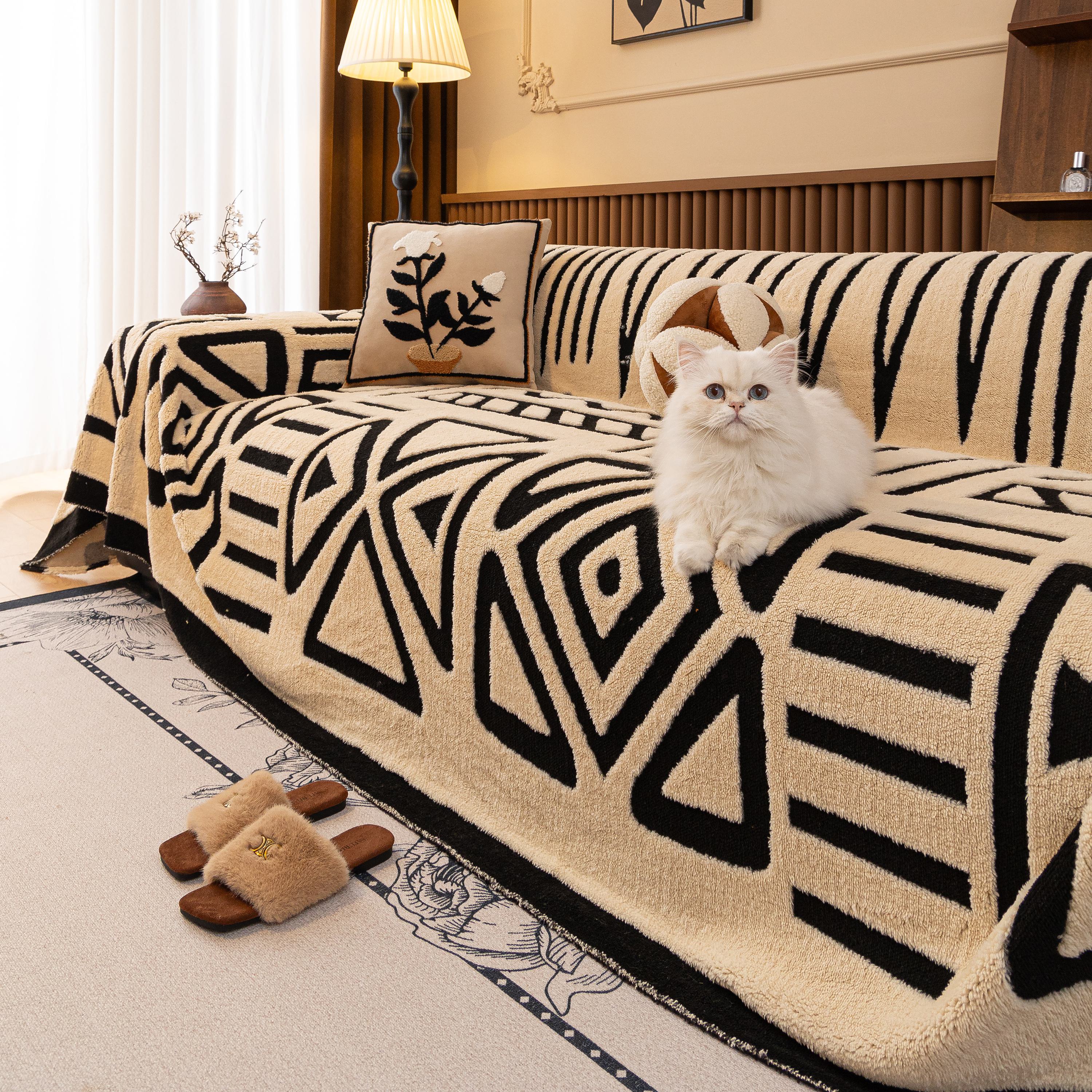 Boho Plush Couch Cover Bohemian Throw Blanket Decor Covers Sofa Chair Furniture Bed - Image 38